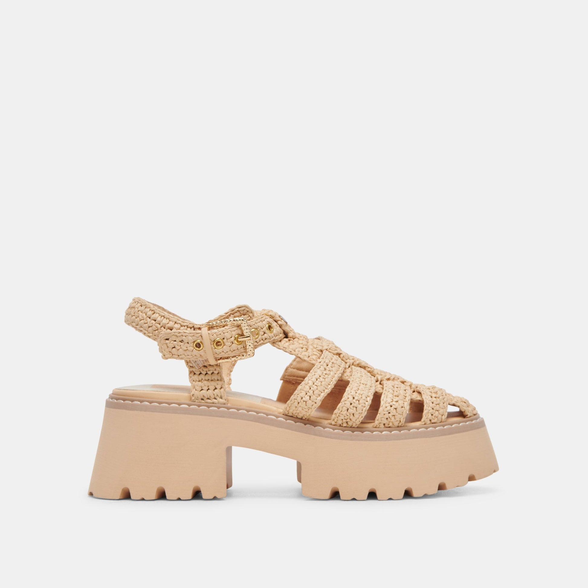 LASLY SANDALS NATURAL KNIT
 – Dolce Vita