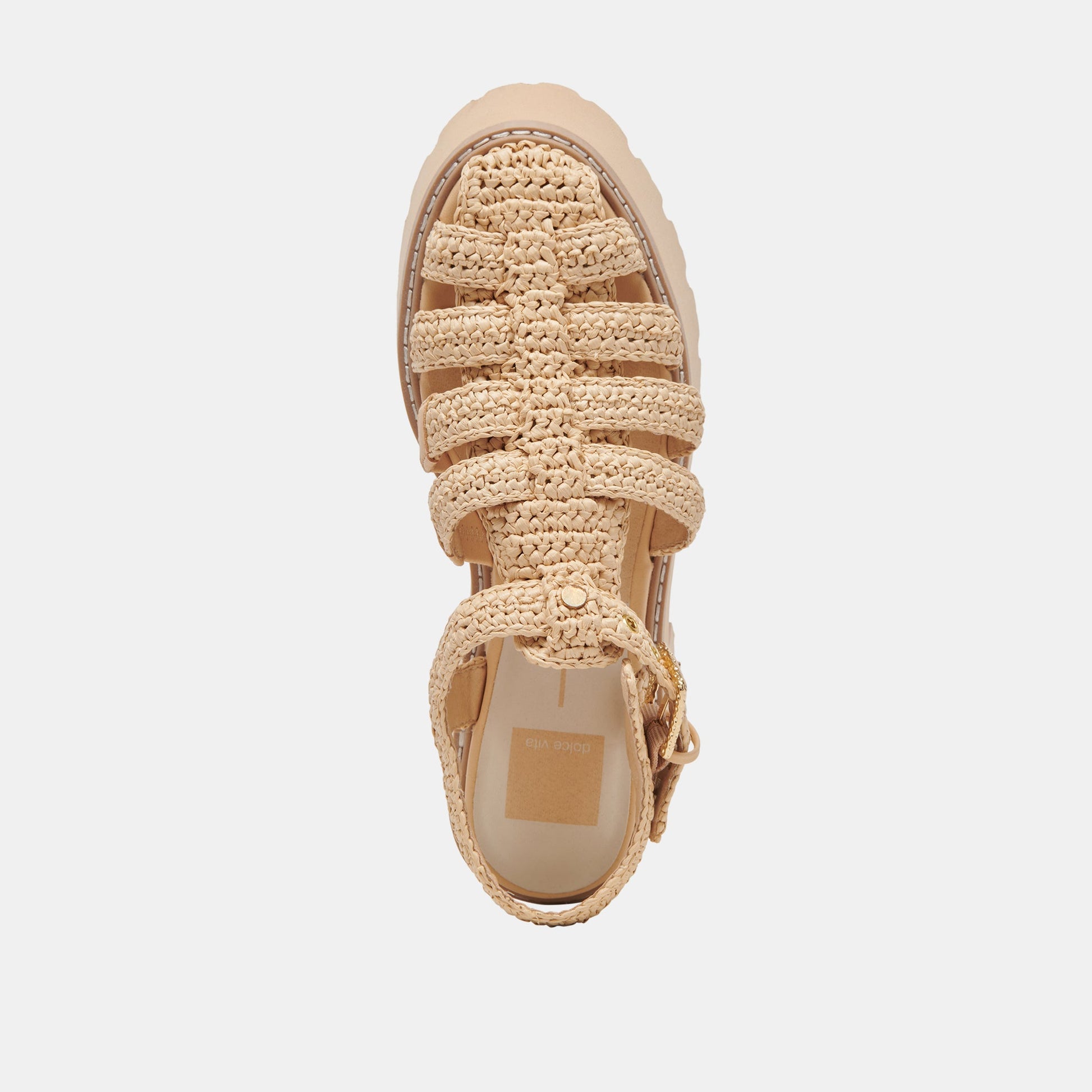 LASLY SANDALS NATURAL KNIT
 – Dolce Vita