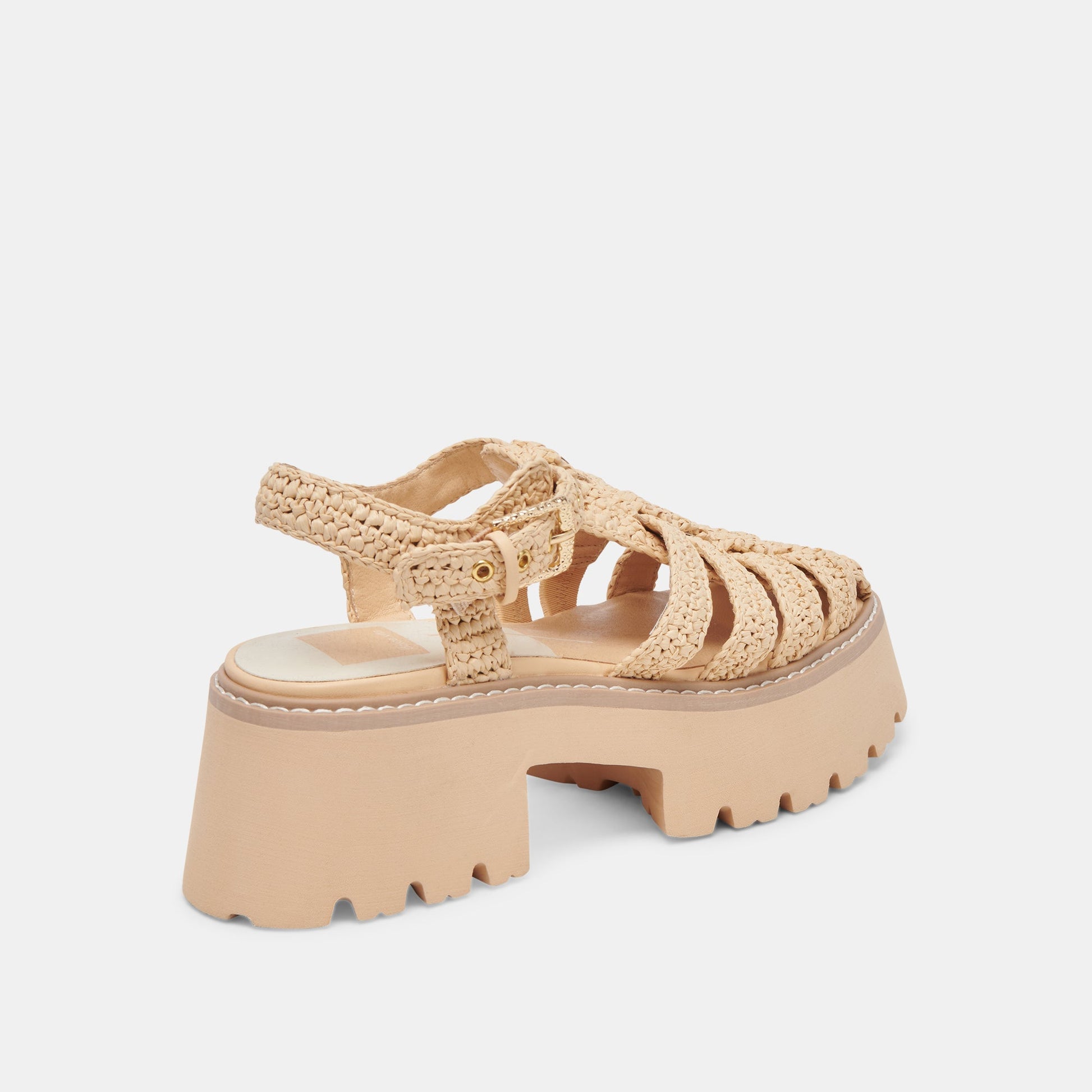 LASLY SANDALS NATURAL KNIT
 – Dolce Vita