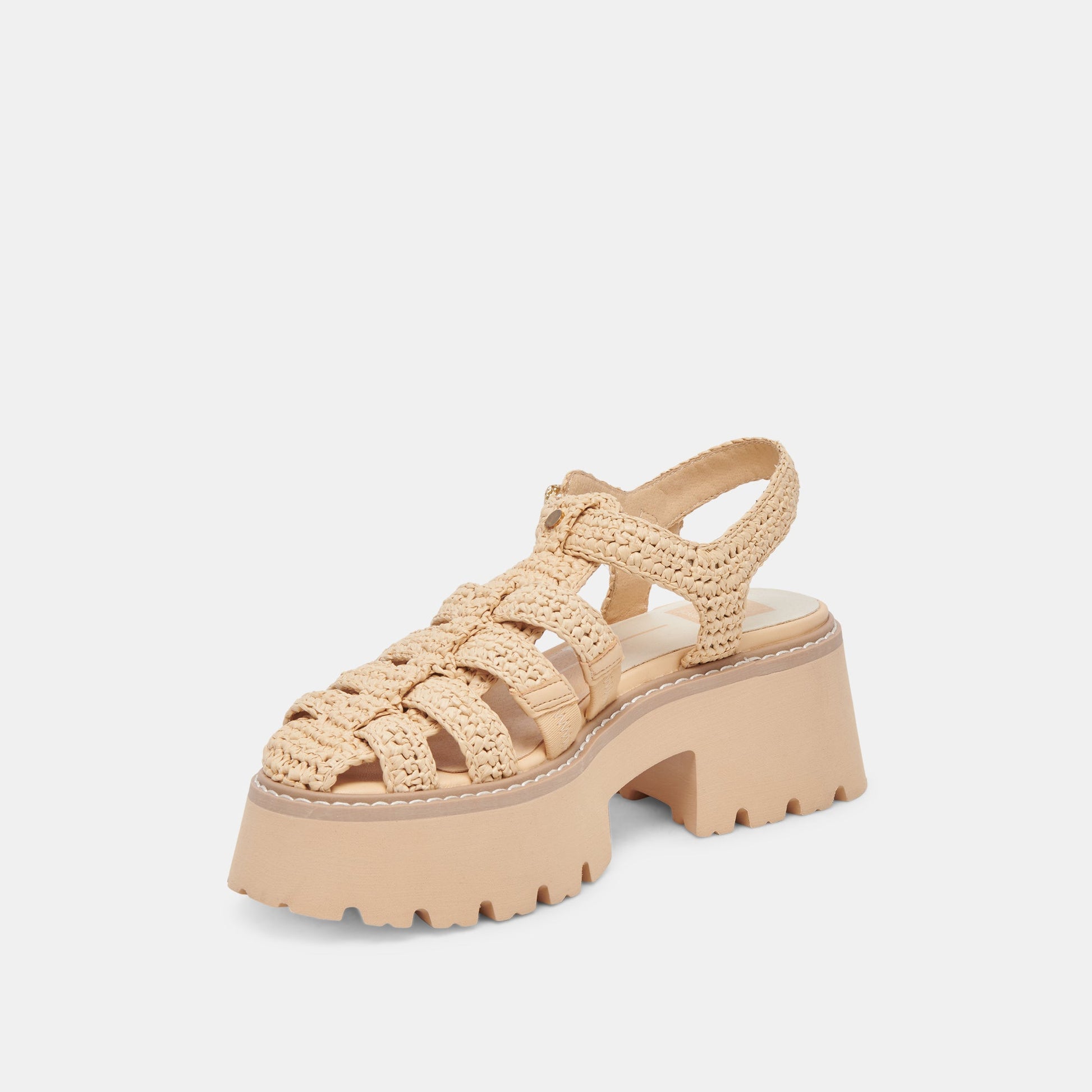 LASLY SANDALS NATURAL KNIT
 – Dolce Vita