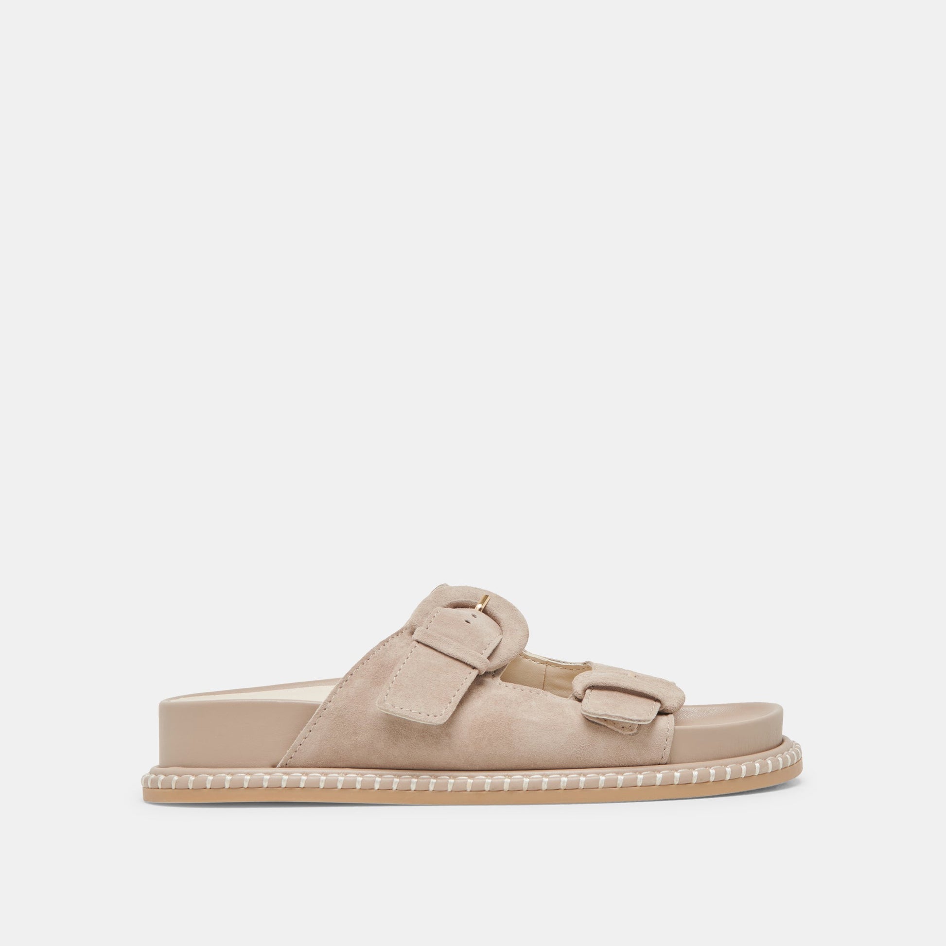 SHAUNY SANDALS DK TAUPE SUEDE
 – Dolce Vita