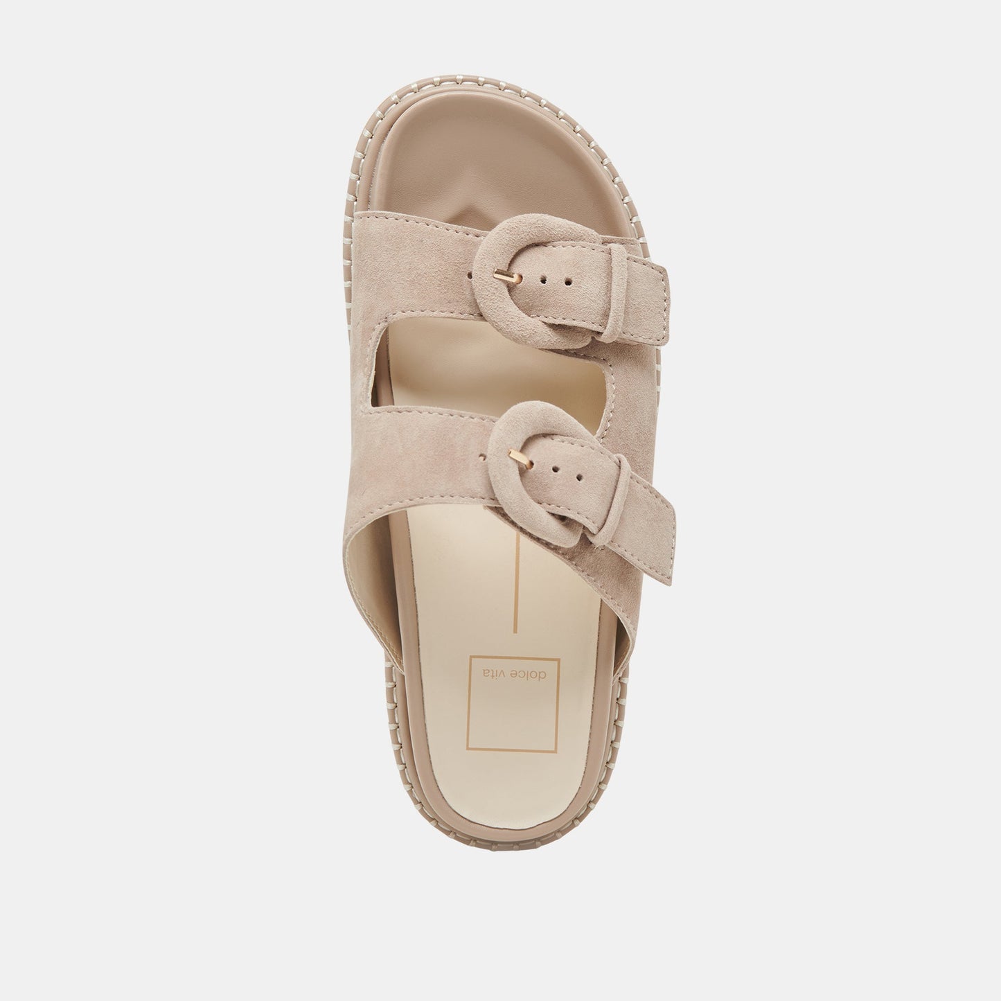 SHAUNY SANDALS DK TAUPE SUEDE
 – Dolce Vita