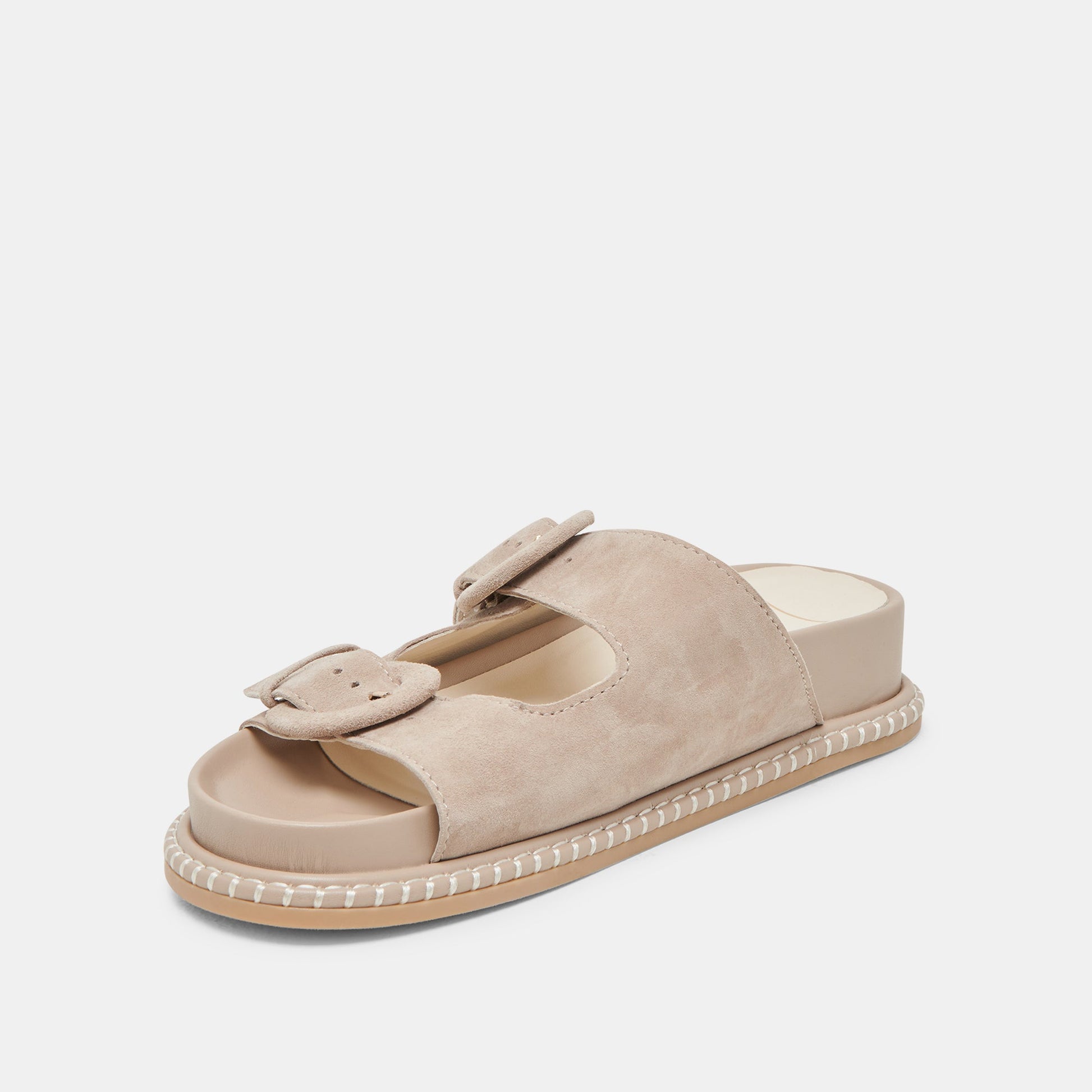 SHAUNY SANDALS DK TAUPE SUEDE
 – Dolce Vita