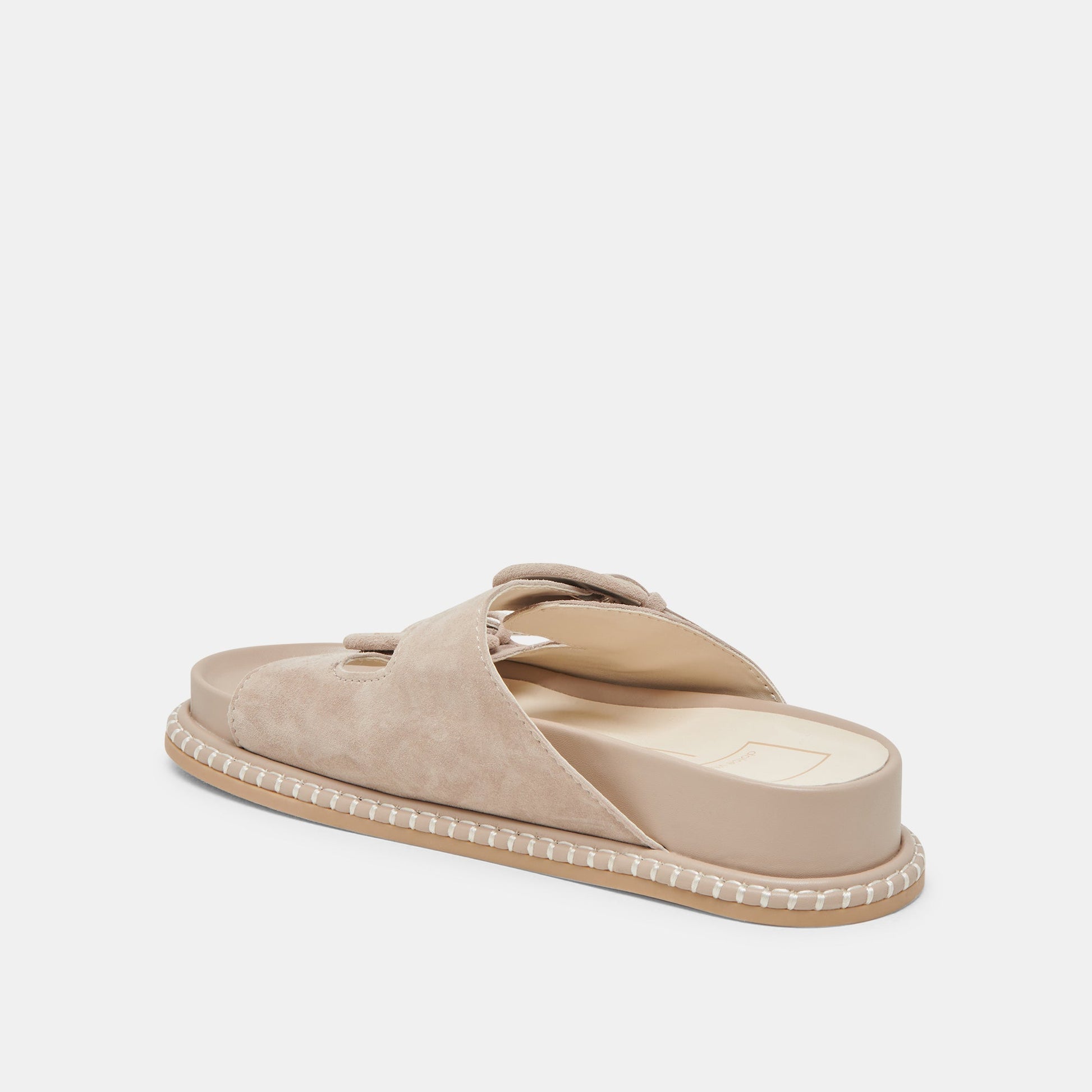 SHAUNY SANDALS DK TAUPE SUEDE
 – Dolce Vita