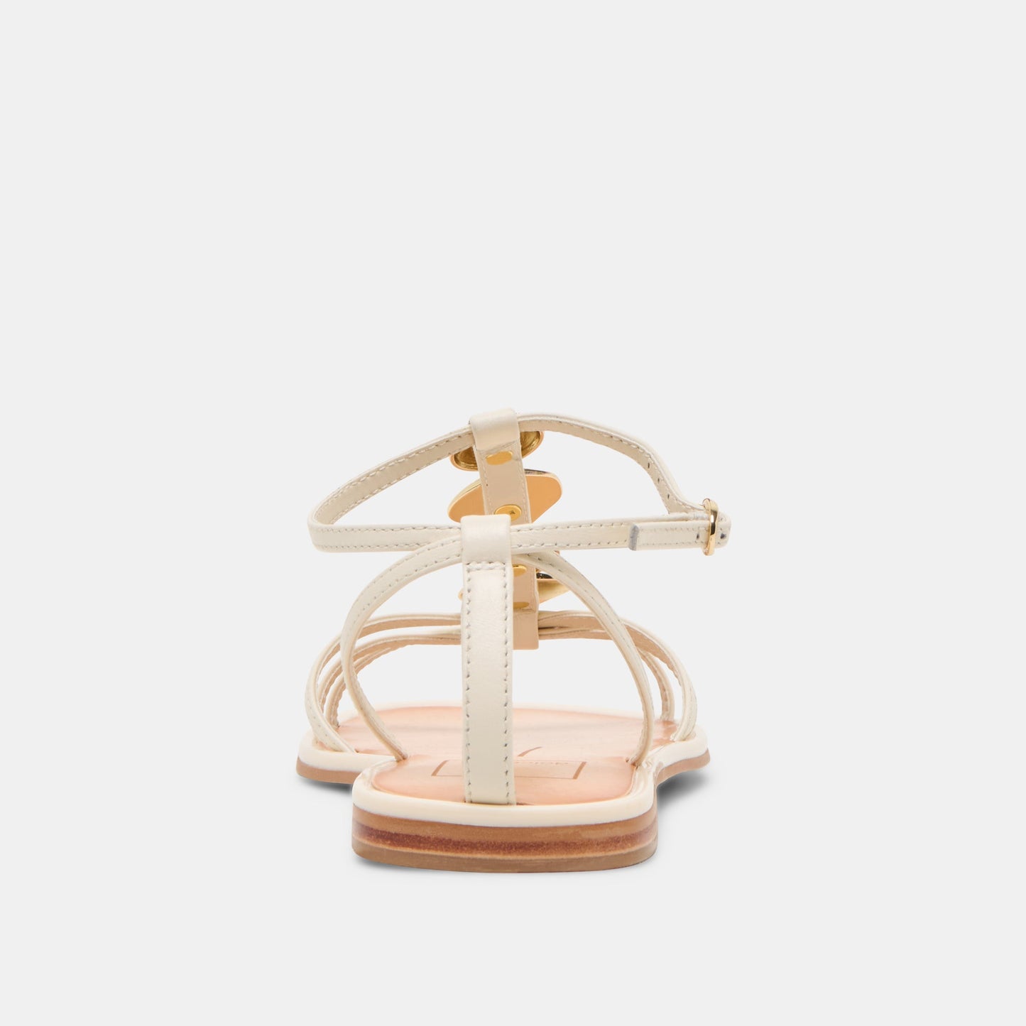 Faun Off White Leather Sandals