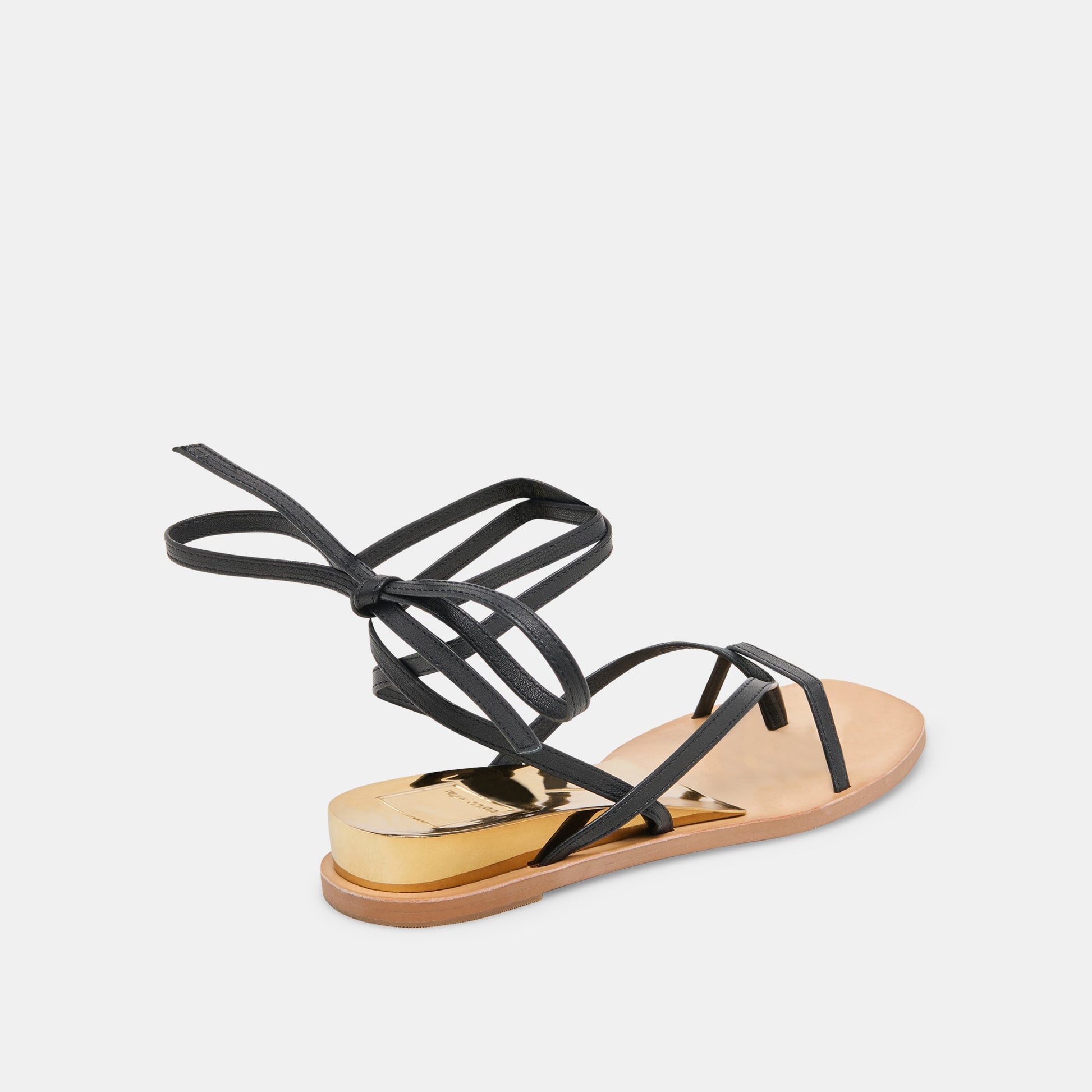 RUDIE SANDALS BLACK LEATHER
 – Dolce Vita