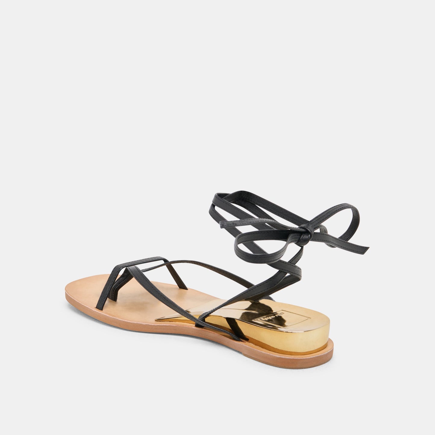 RUDIE SANDALS BLACK LEATHER
 – Dolce Vita