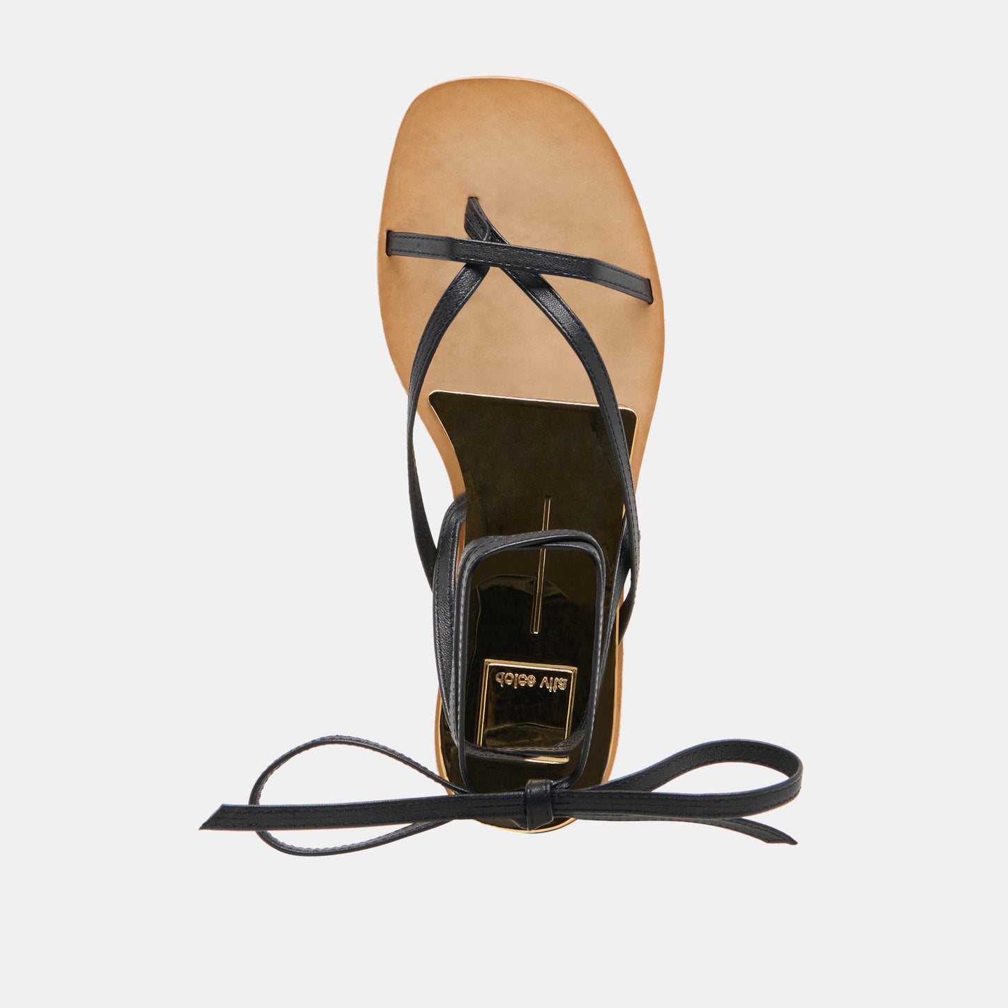 RUDIE SANDALS BLACK LEATHER
 – Dolce Vita