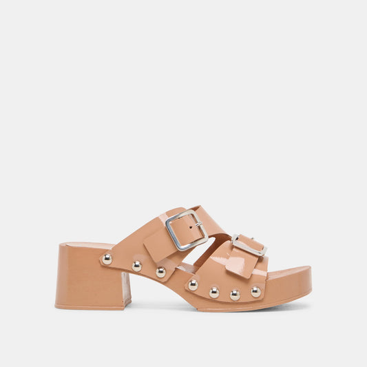 Melody Tan Leather Heels