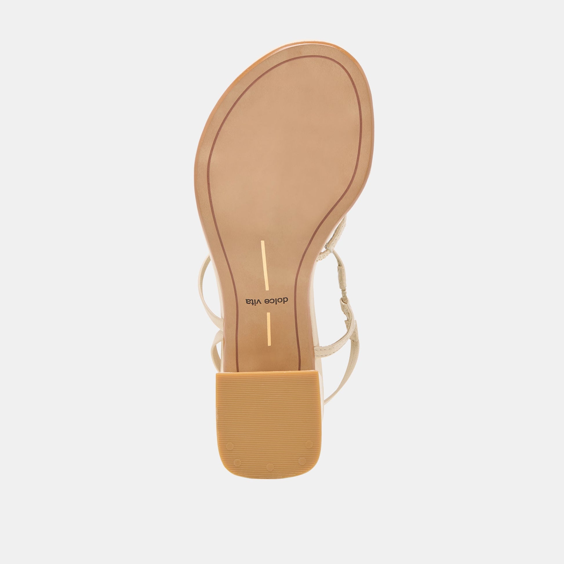 Trini Creme Leather Heels