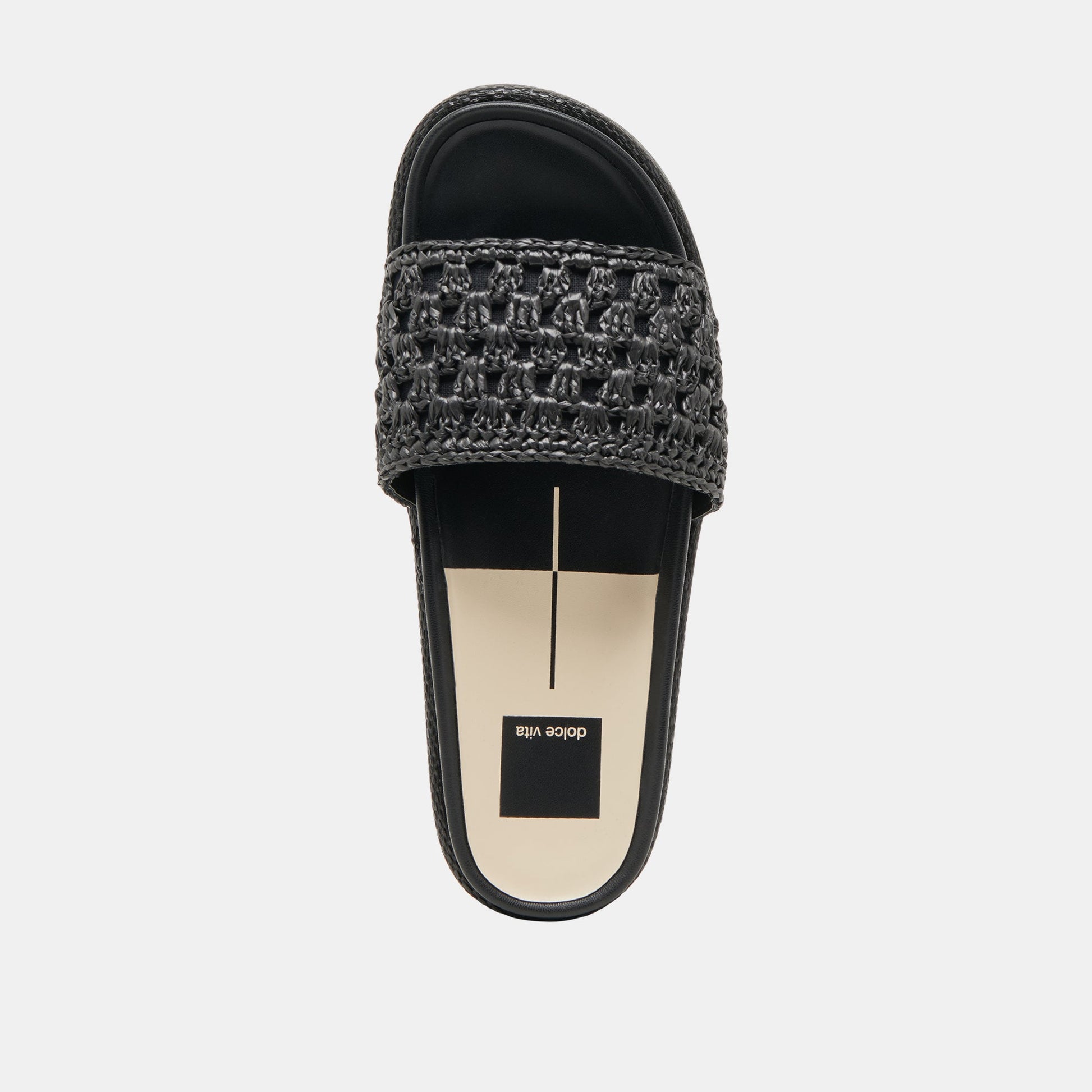 SIDONA SANDALS ONYX RAFFIA
 – Dolce Vita