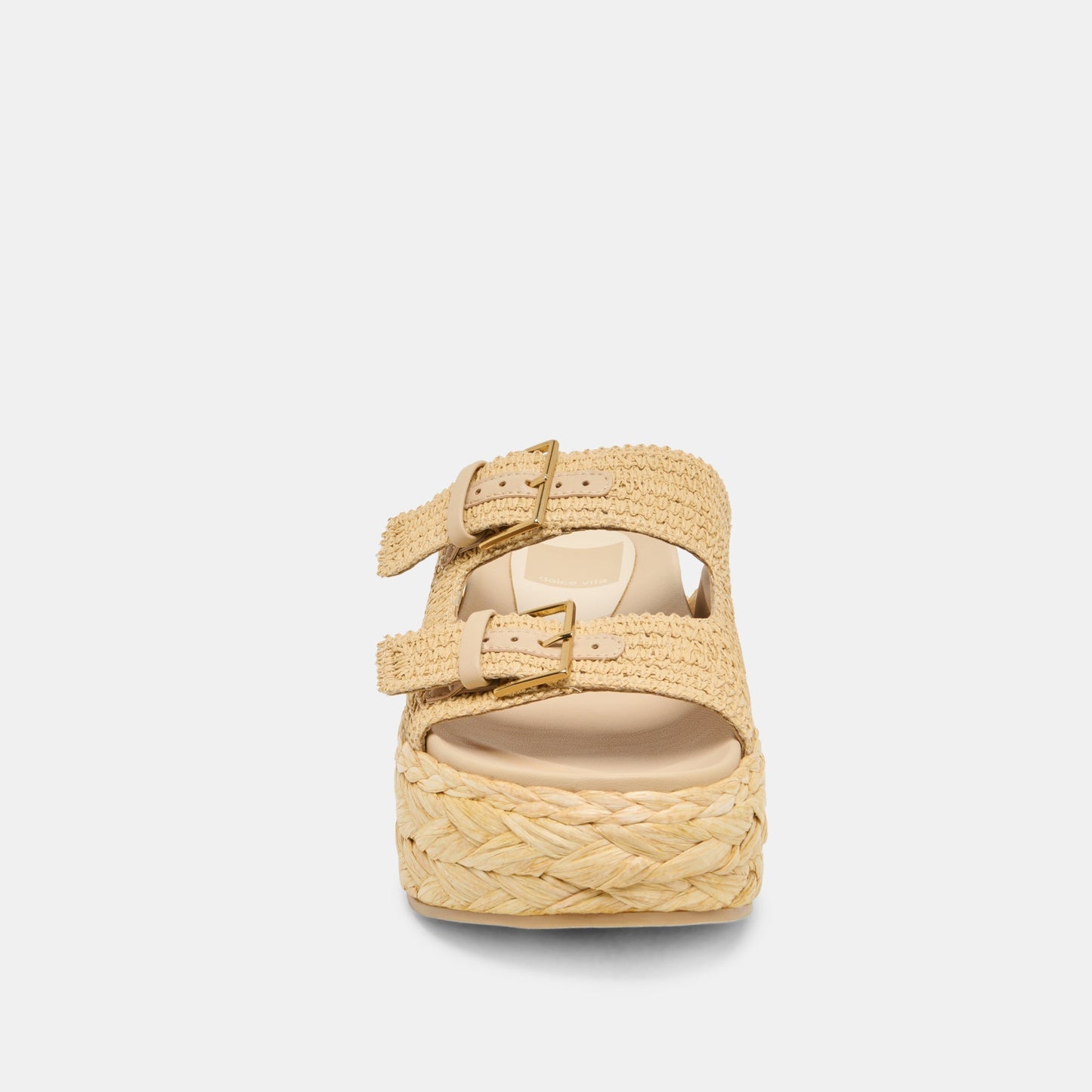 Falyn Lt Natural Woven Raffia Sandals