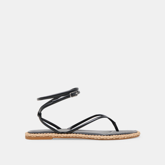 COVE SANDALS BLACK LEATHER
 – Dolce Vita