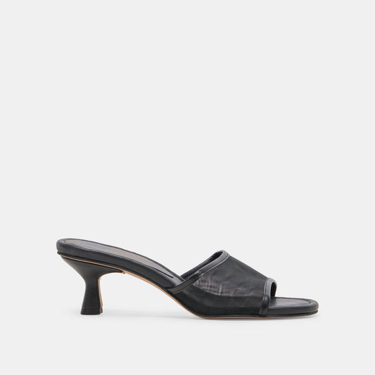 MEEZA HEELS ONYX MESH
 – Dolce Vita