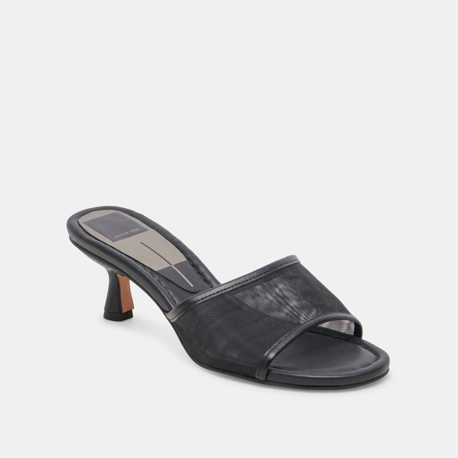 MEEZA HEELS ONYX MESH
 – Dolce Vita