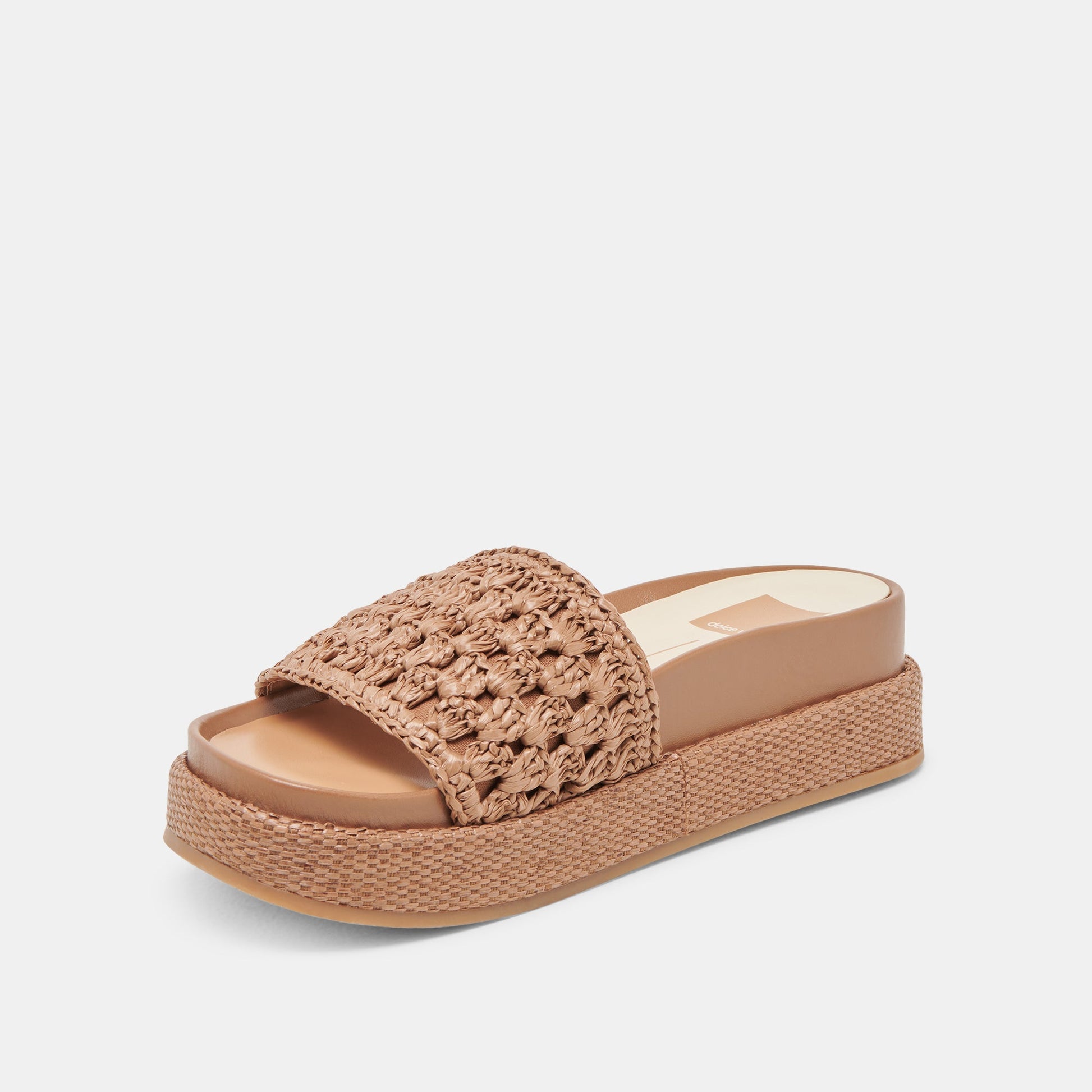 SIDONA SANDALS BROWN RAFFIA
 – Dolce Vita