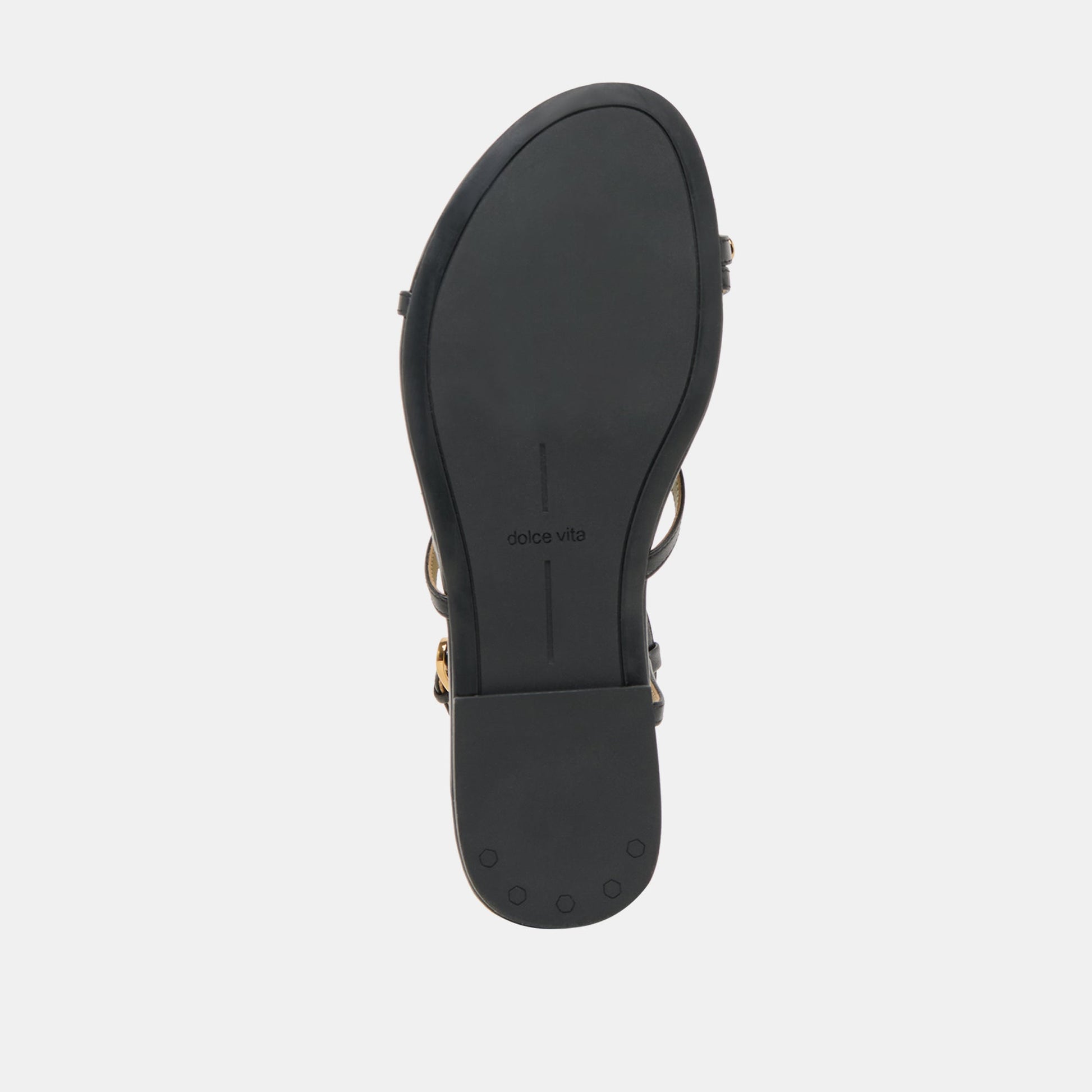 KESHA SANDALS BLACK LEATHER
 – Dolce Vita