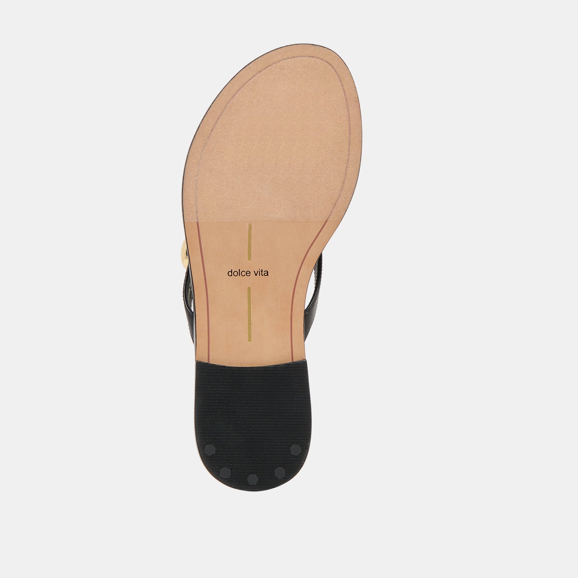 Juny Black Leather Sandals