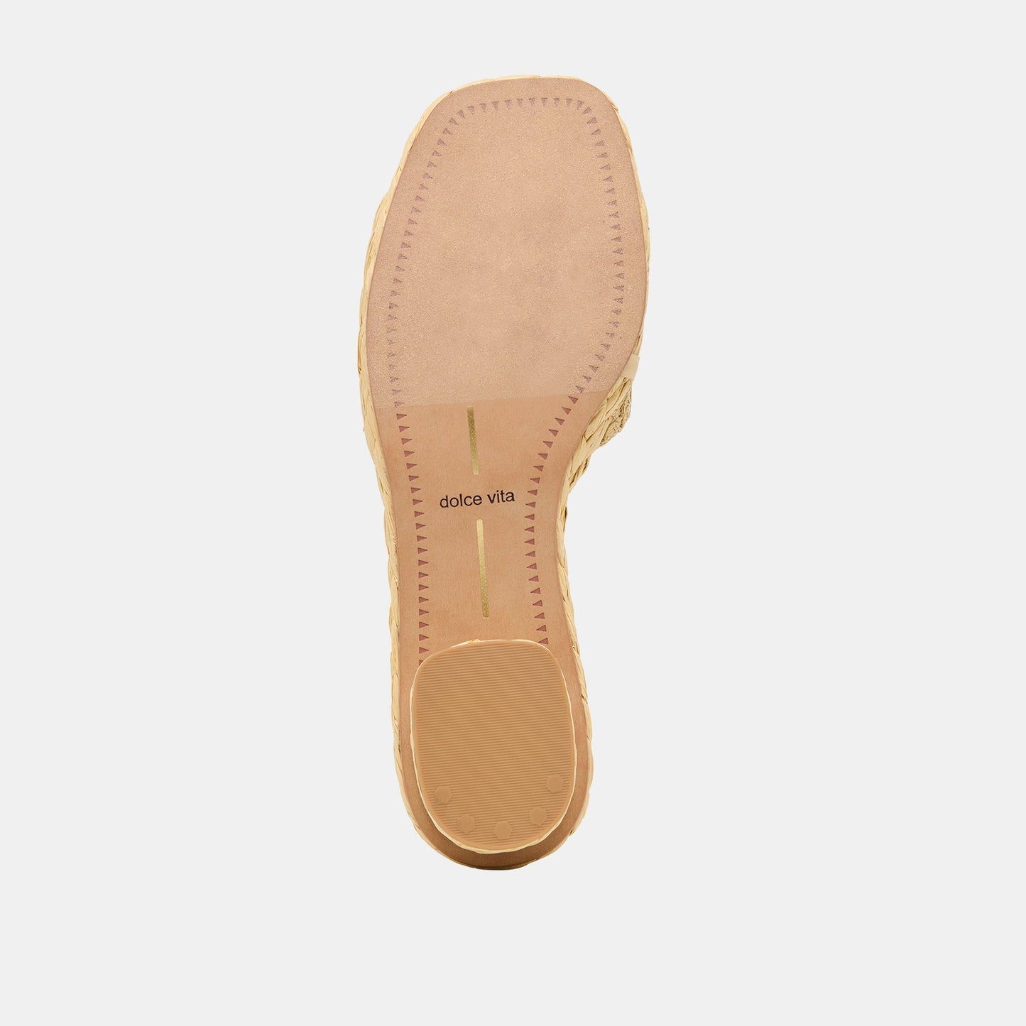 Dixi Lt Natural Cross Hatch Raffia Sandals