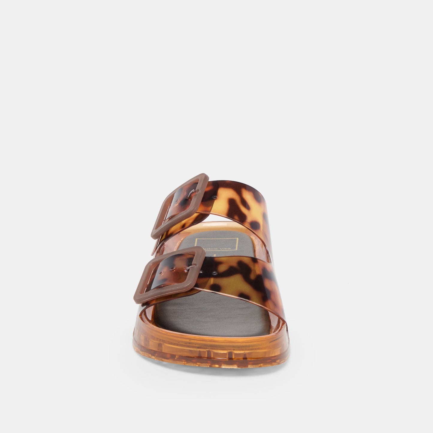 Julio Tortoise Vinyl Sandals