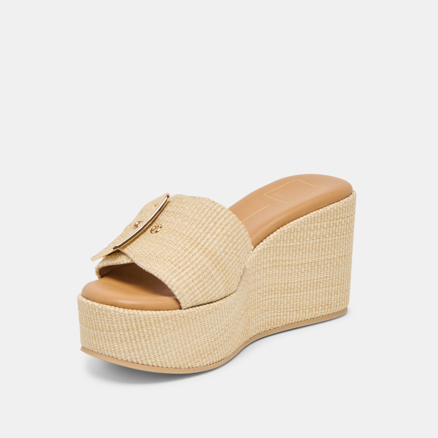 Jilian Lt Natural Raffia Wedges