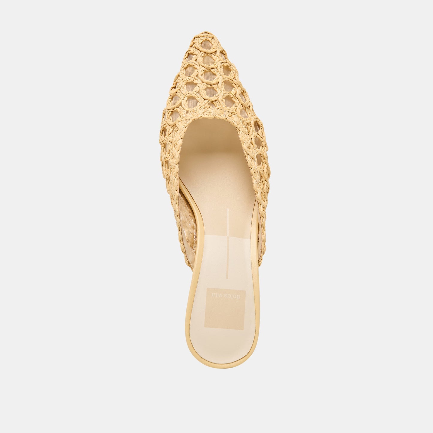 Cleo Loop Natural Raffia Heels
