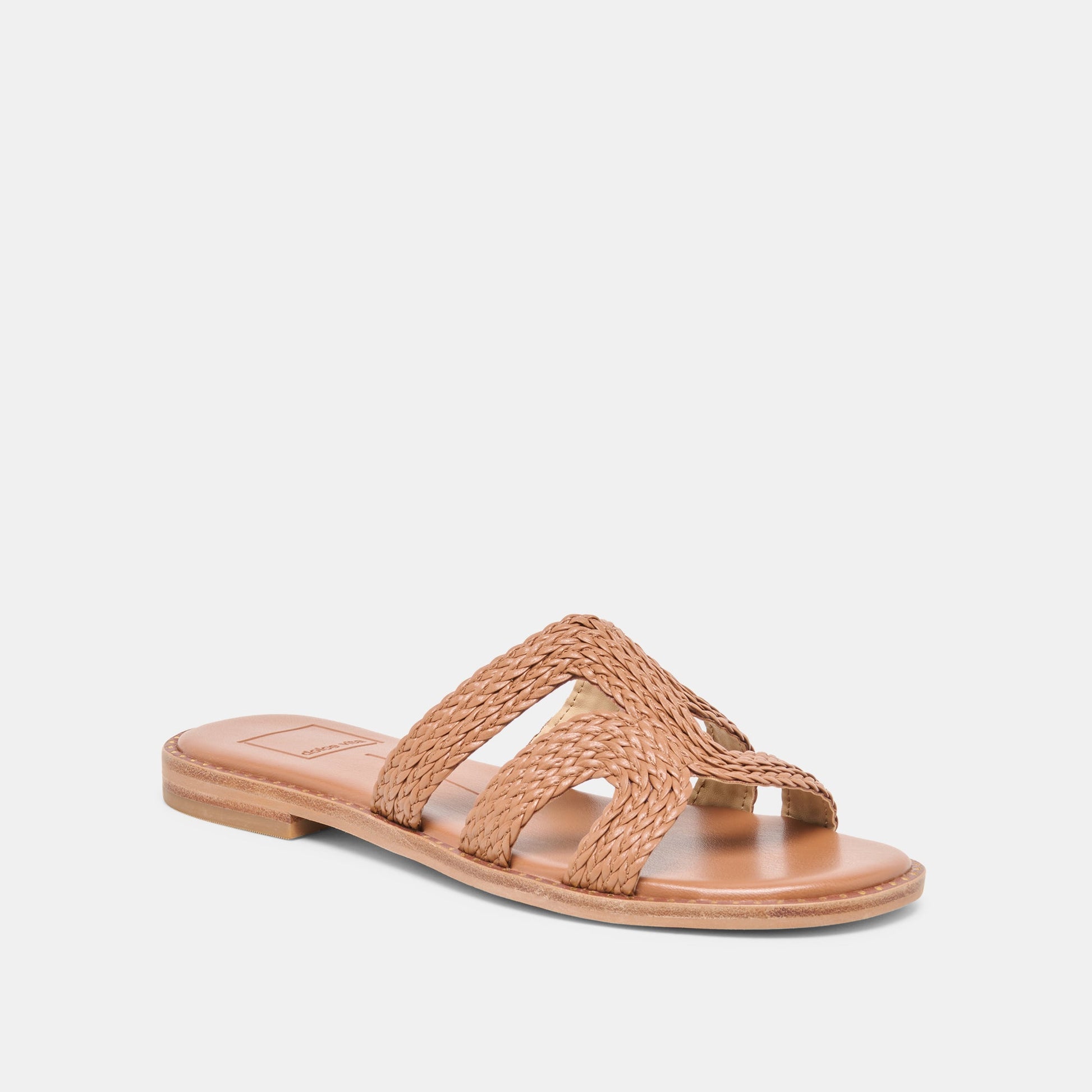EMON Caramel Stella Slide Open-Toe Sandals
