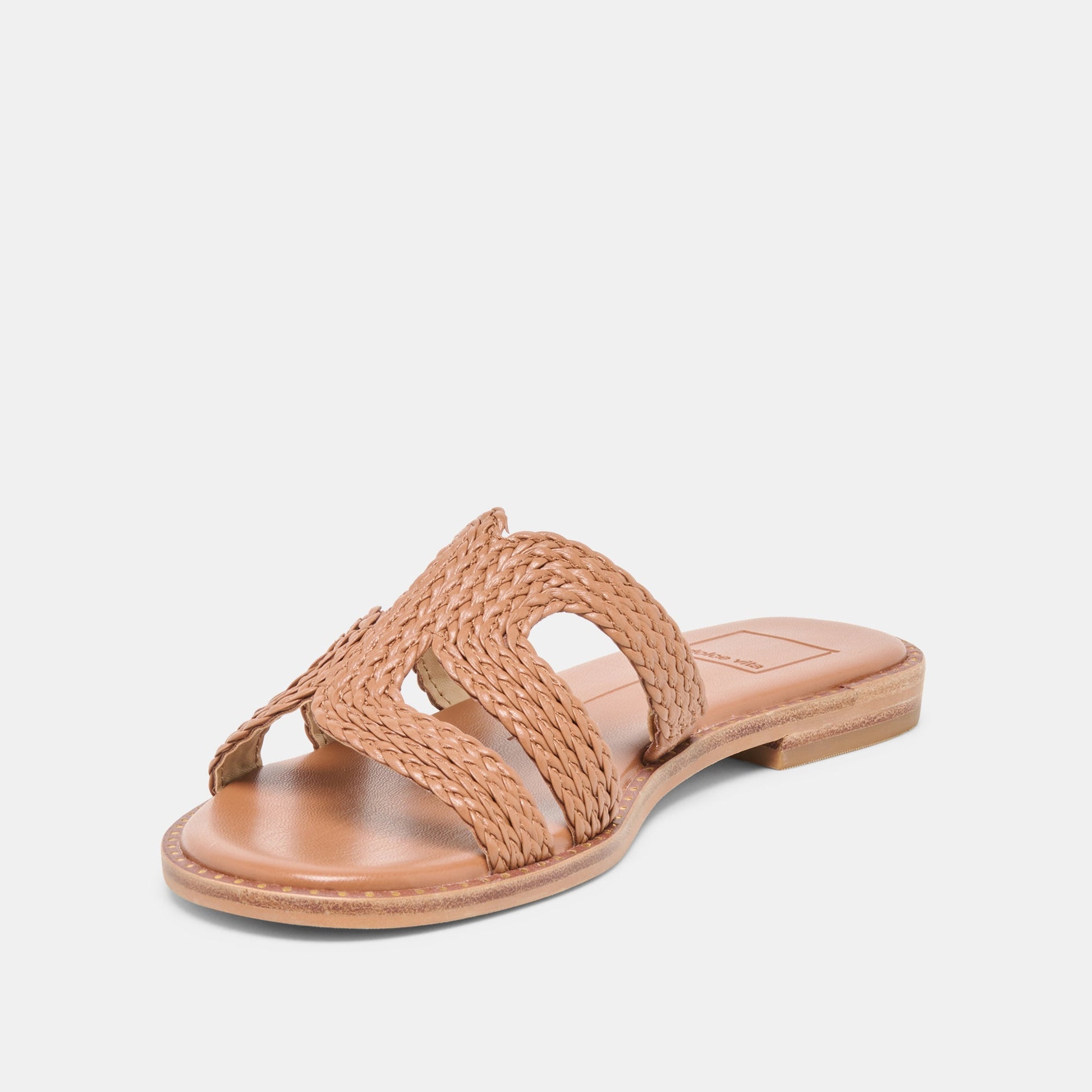 EMON Caramel Stella Slide Open-Toe Sandals