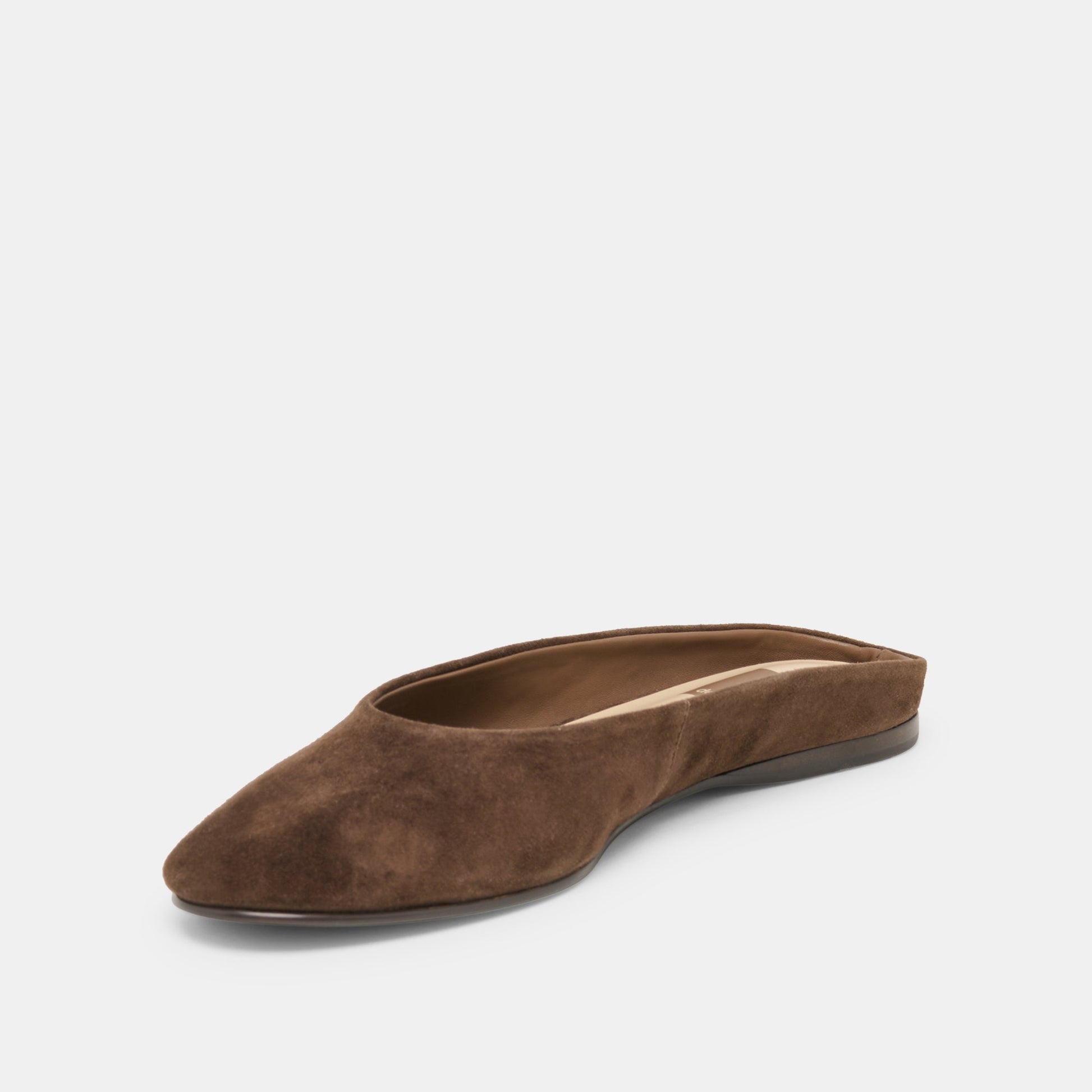 Eila Dk Brown Suede Flats
