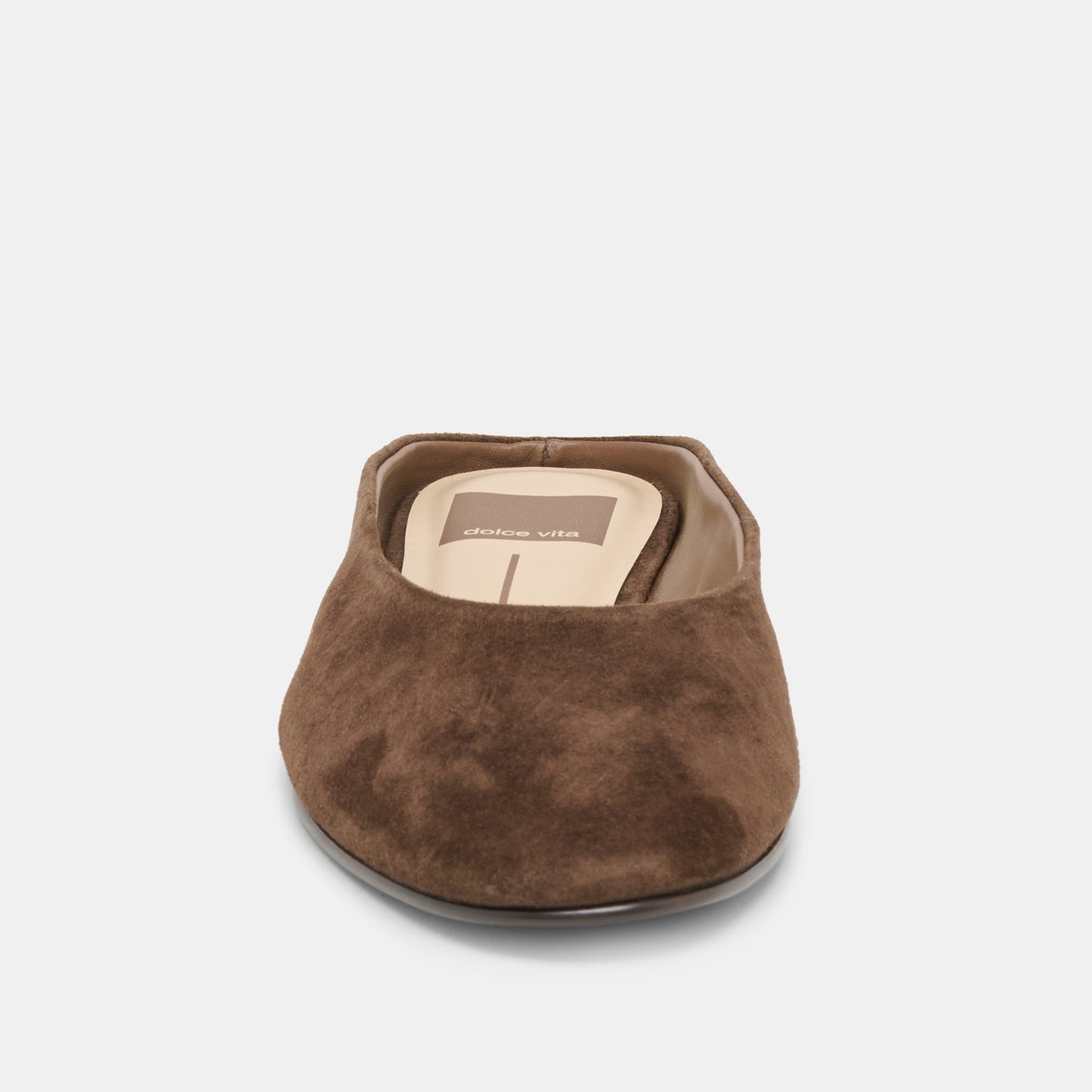 Eila Dk Brown Suede Flats