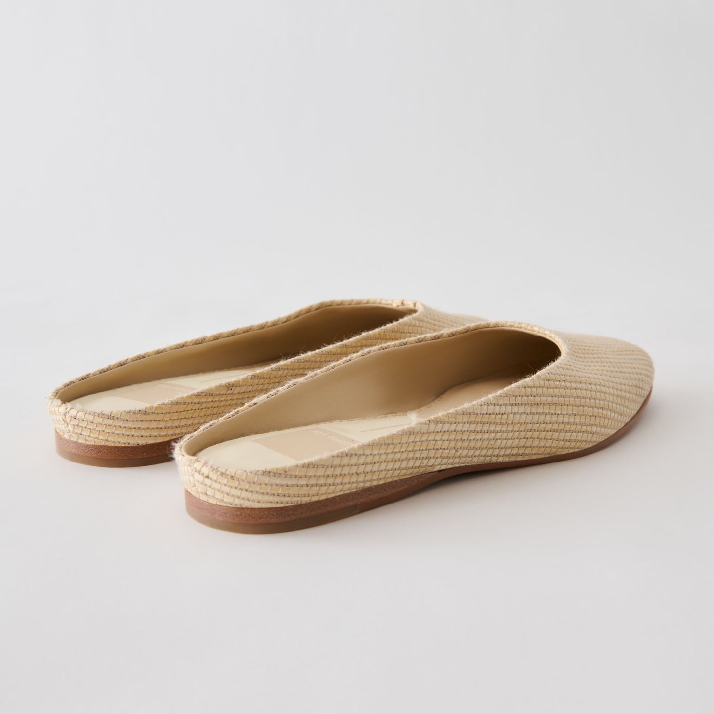 Eila Lt Natural Raffia Flats