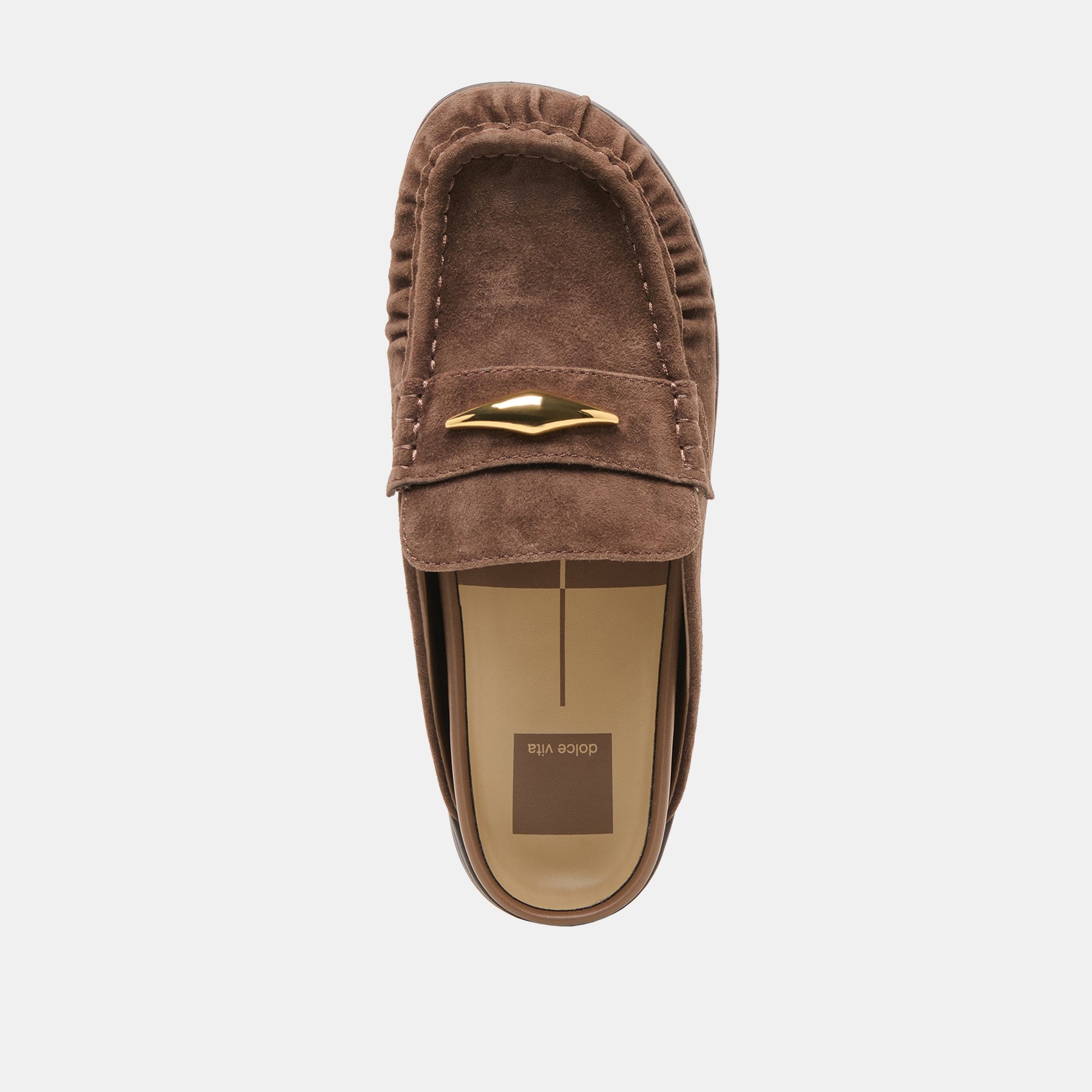 Jodero Dk Brown Suede Flats