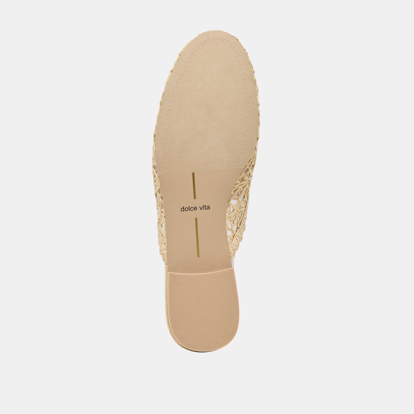 Kirt Lt Natural Cross Hatch Raffia Flats