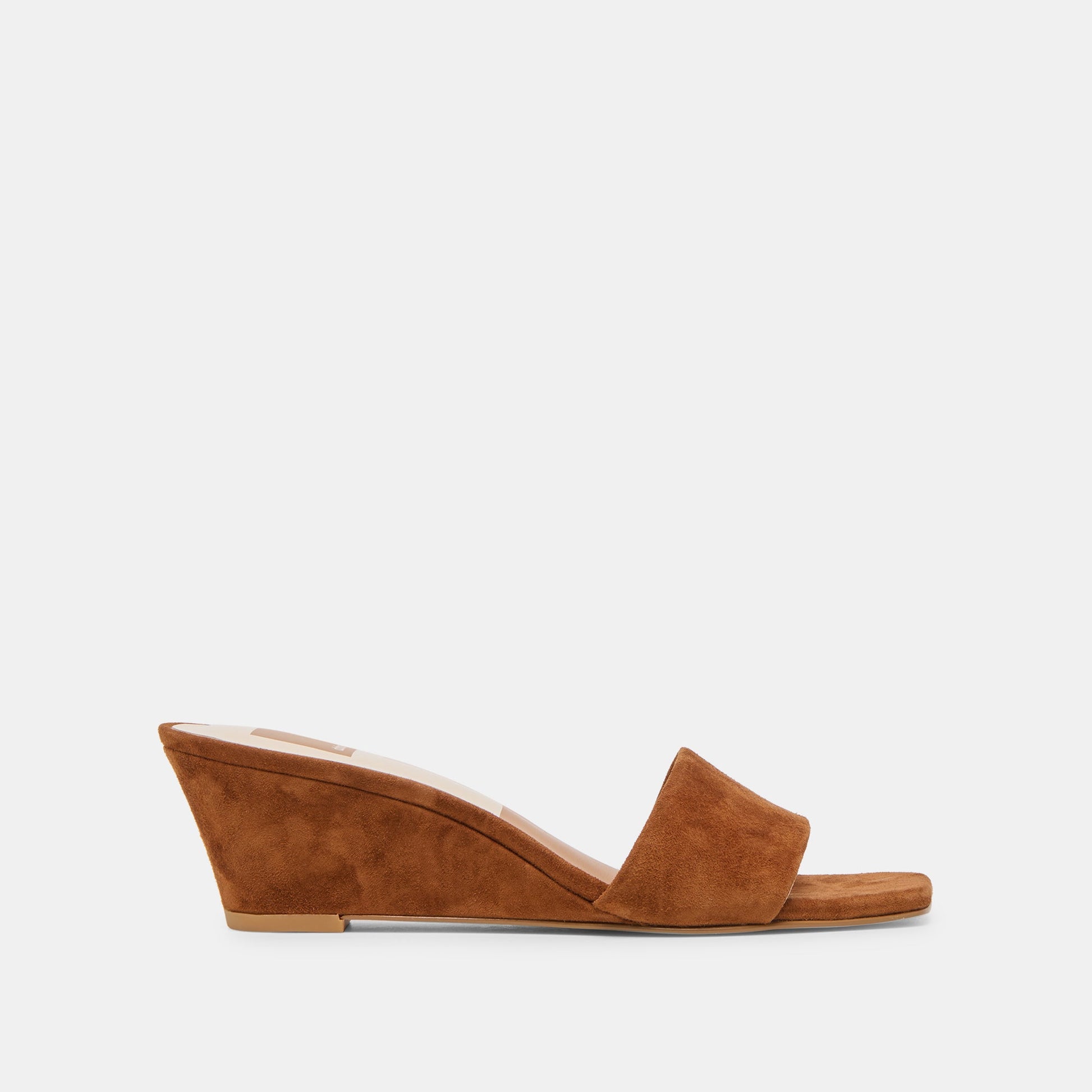 Qaily Brown Suede Wedges