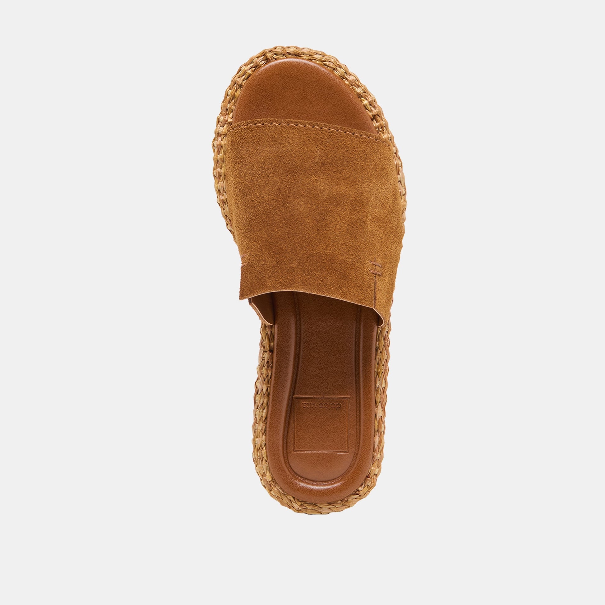 Ridge Chestnut Suede Sandals