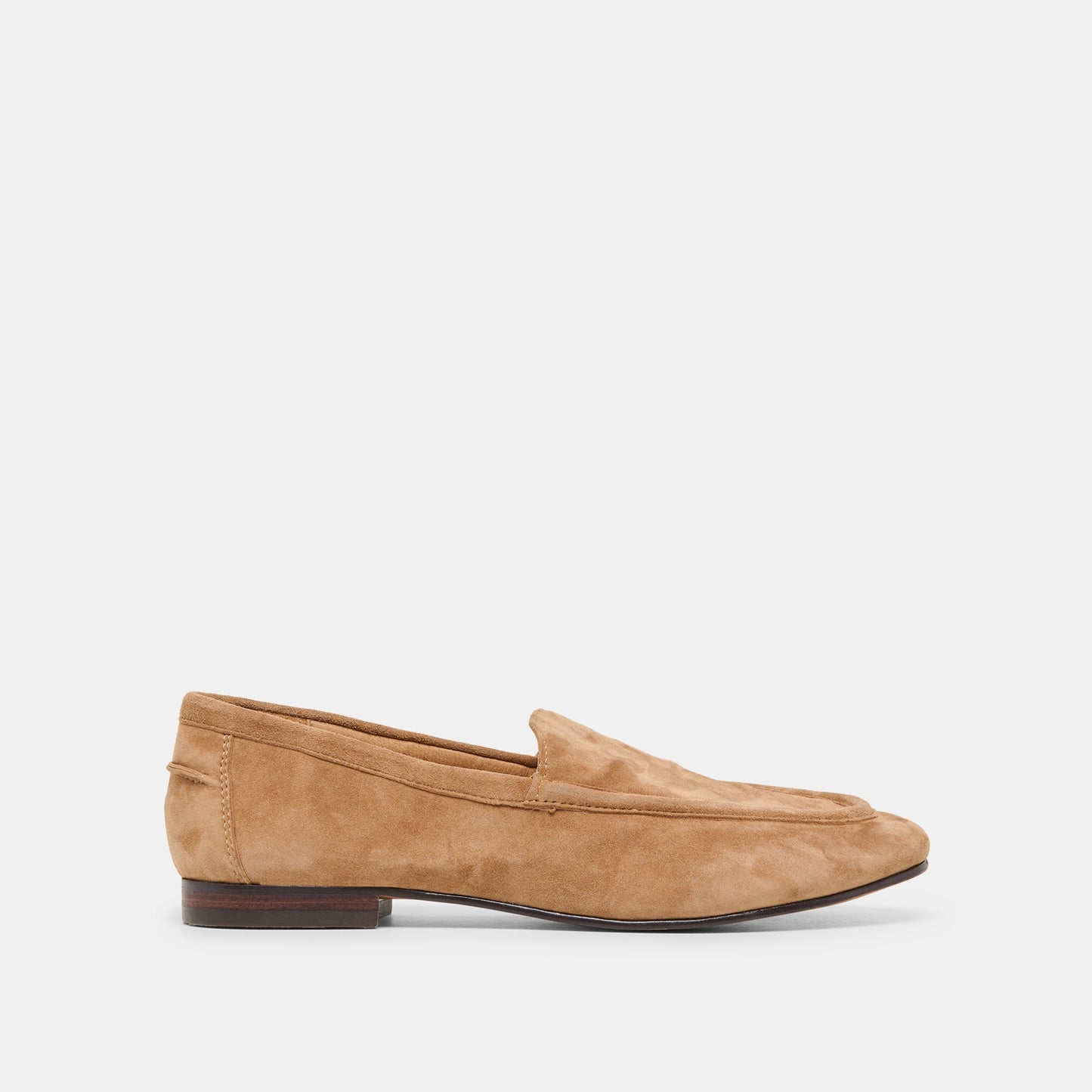 Mattie Camel Suede Loafers