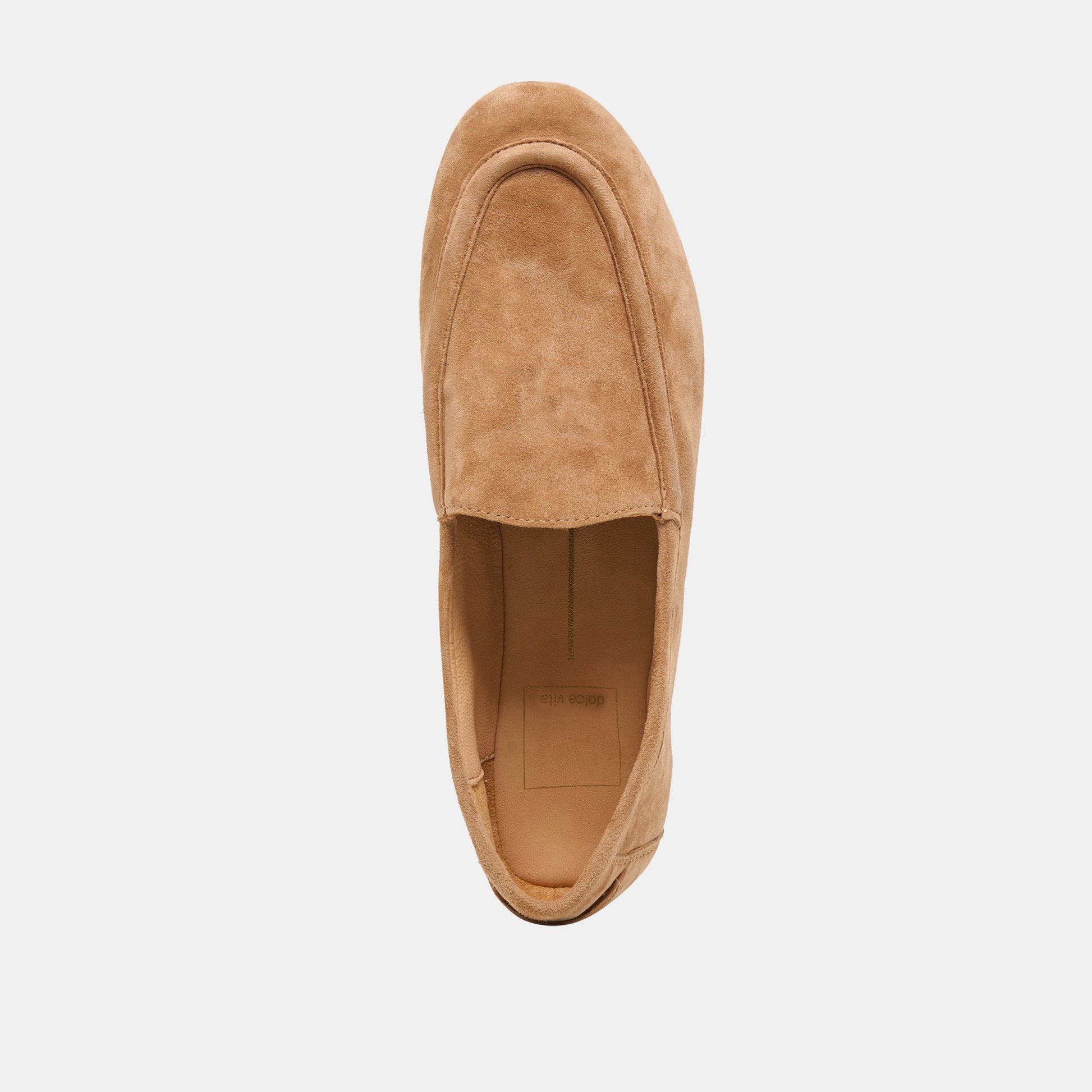 Mattie Camel Suede Loafers