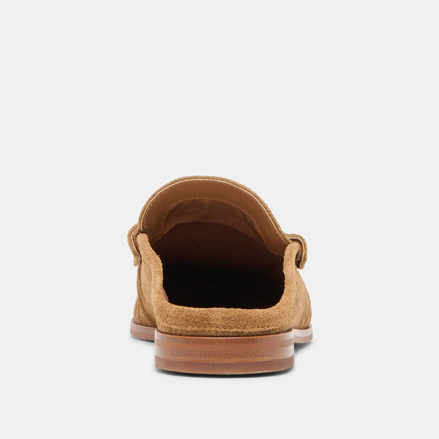 BETZY Lt Brown Suede Closed-Toe Slip-On Loafers