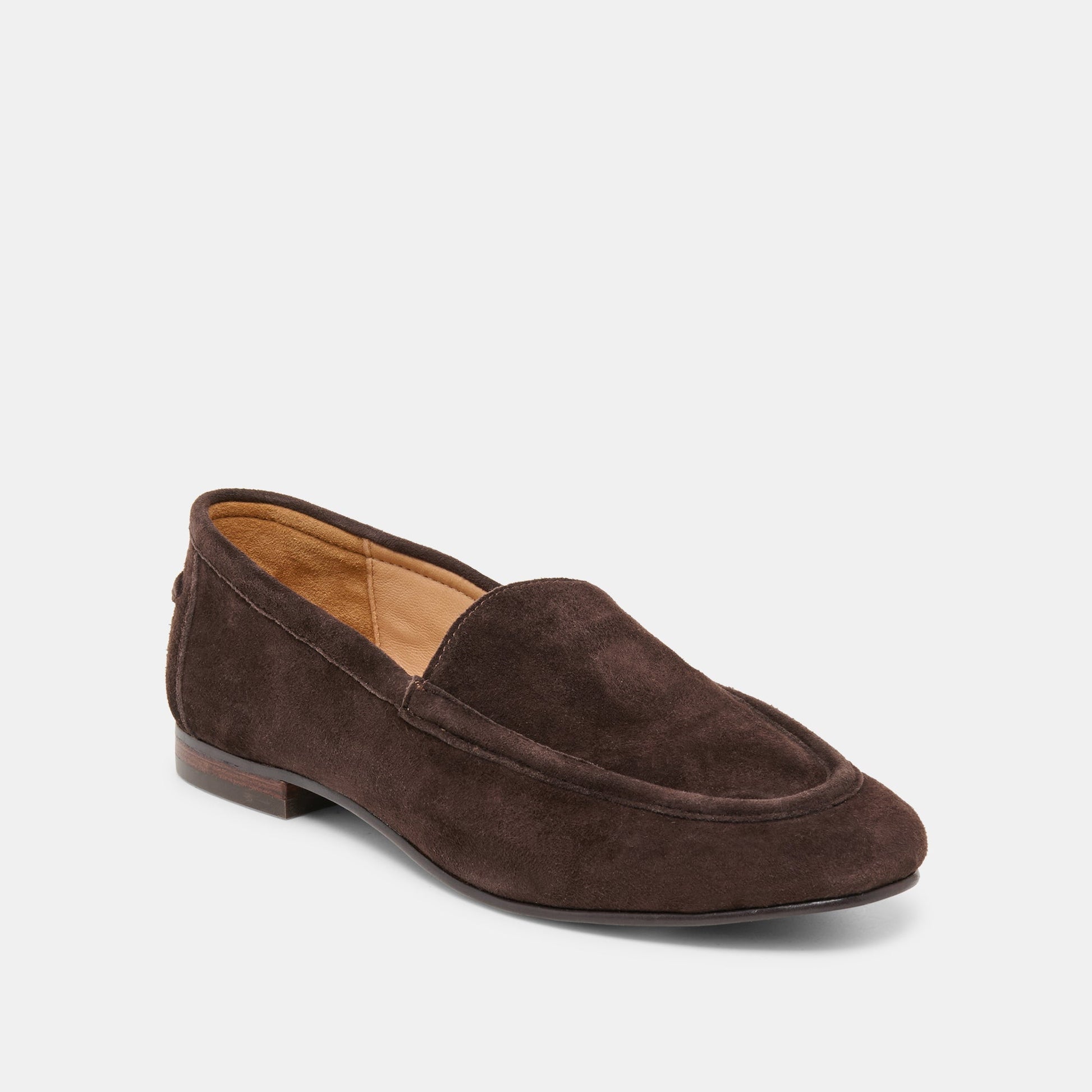 Mattie Dk Brown Suede Loafers
