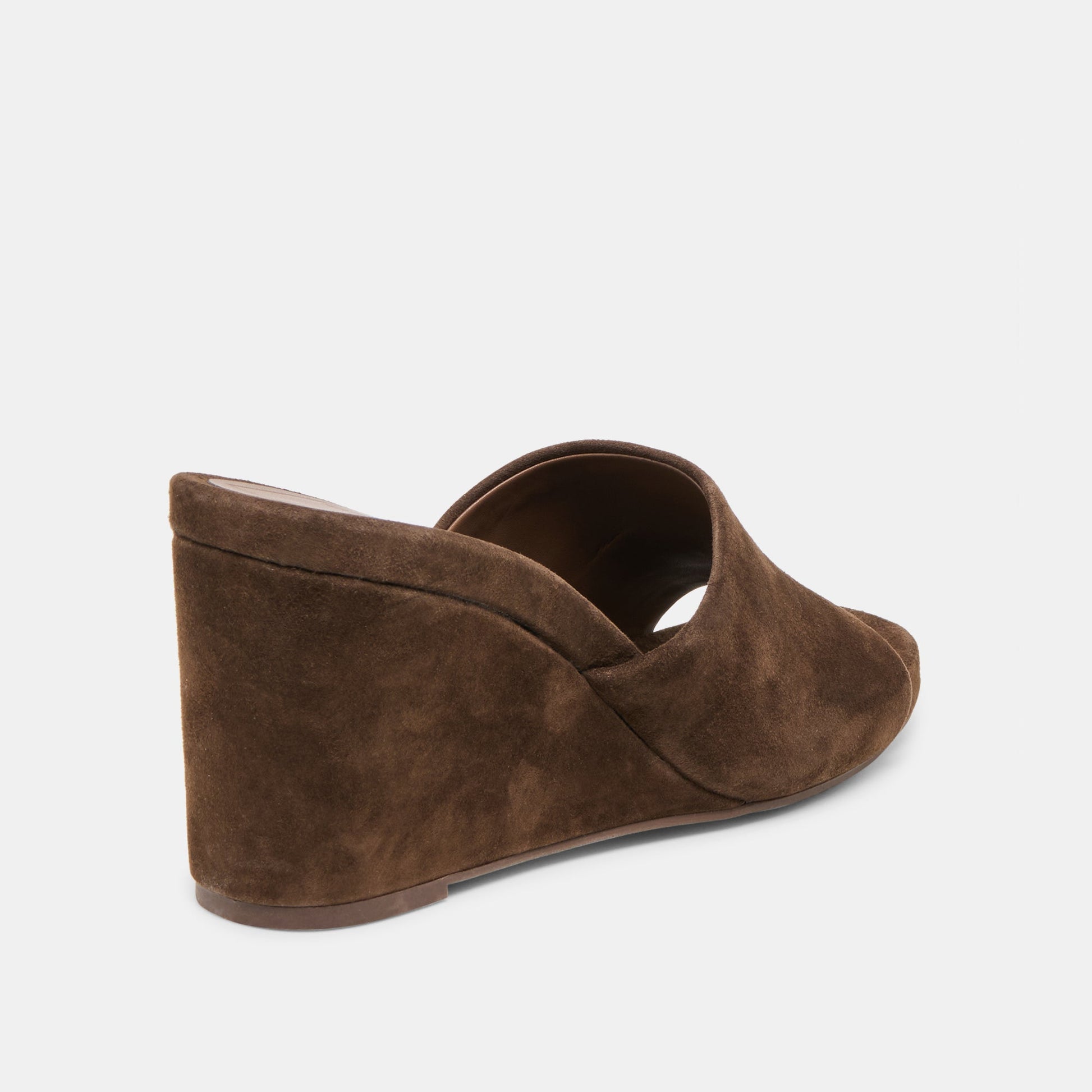 Holta Dk Brown Suede Wedges