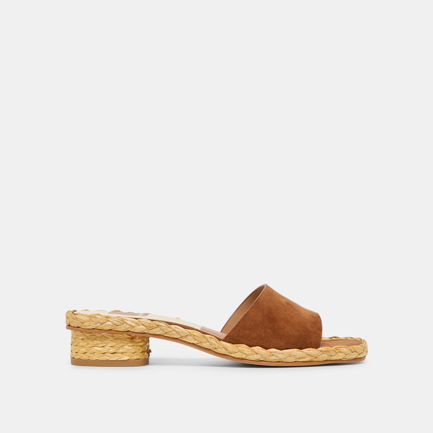 Dixi Wide Brown Suede Sandals