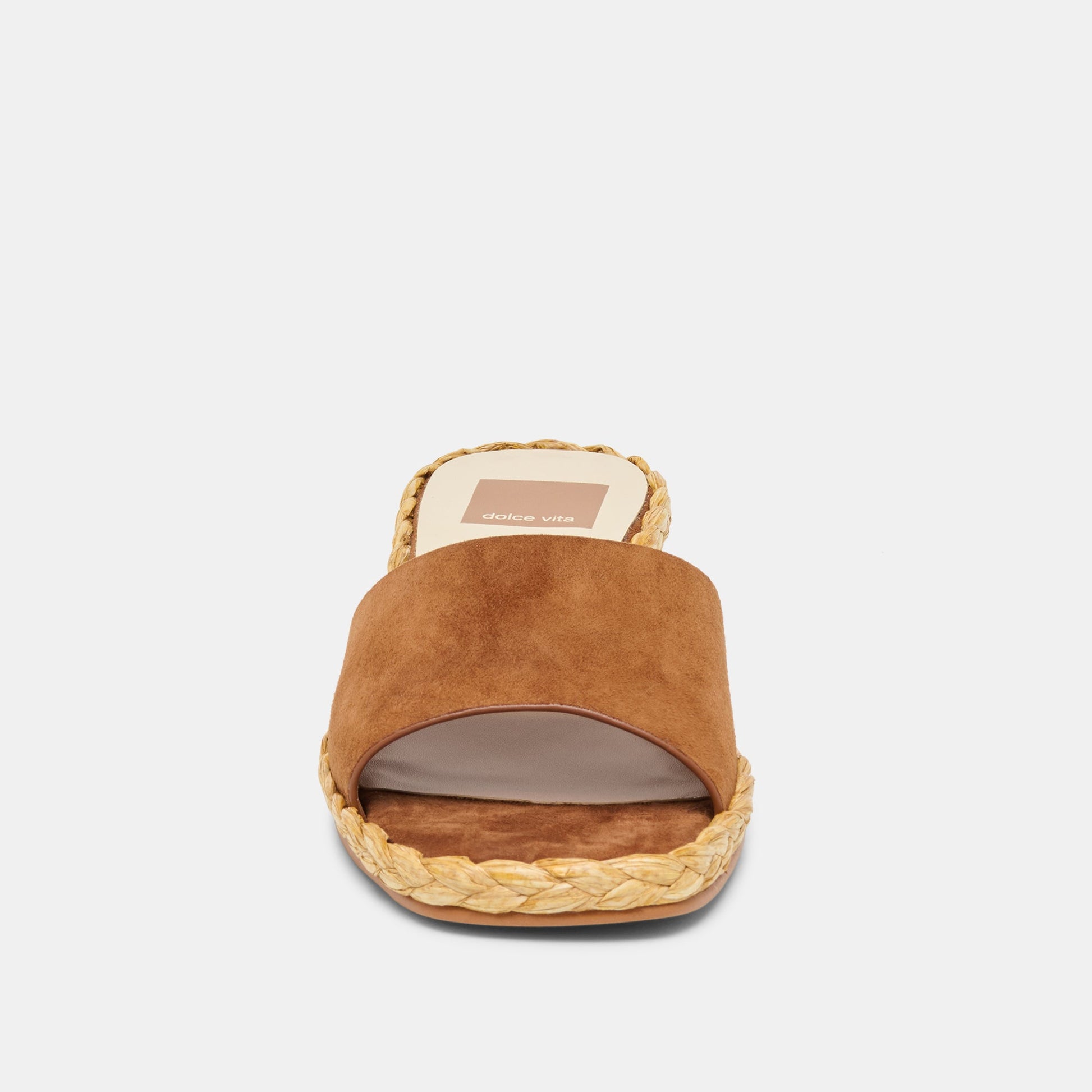 Dixi Wide Brown Suede Sandals