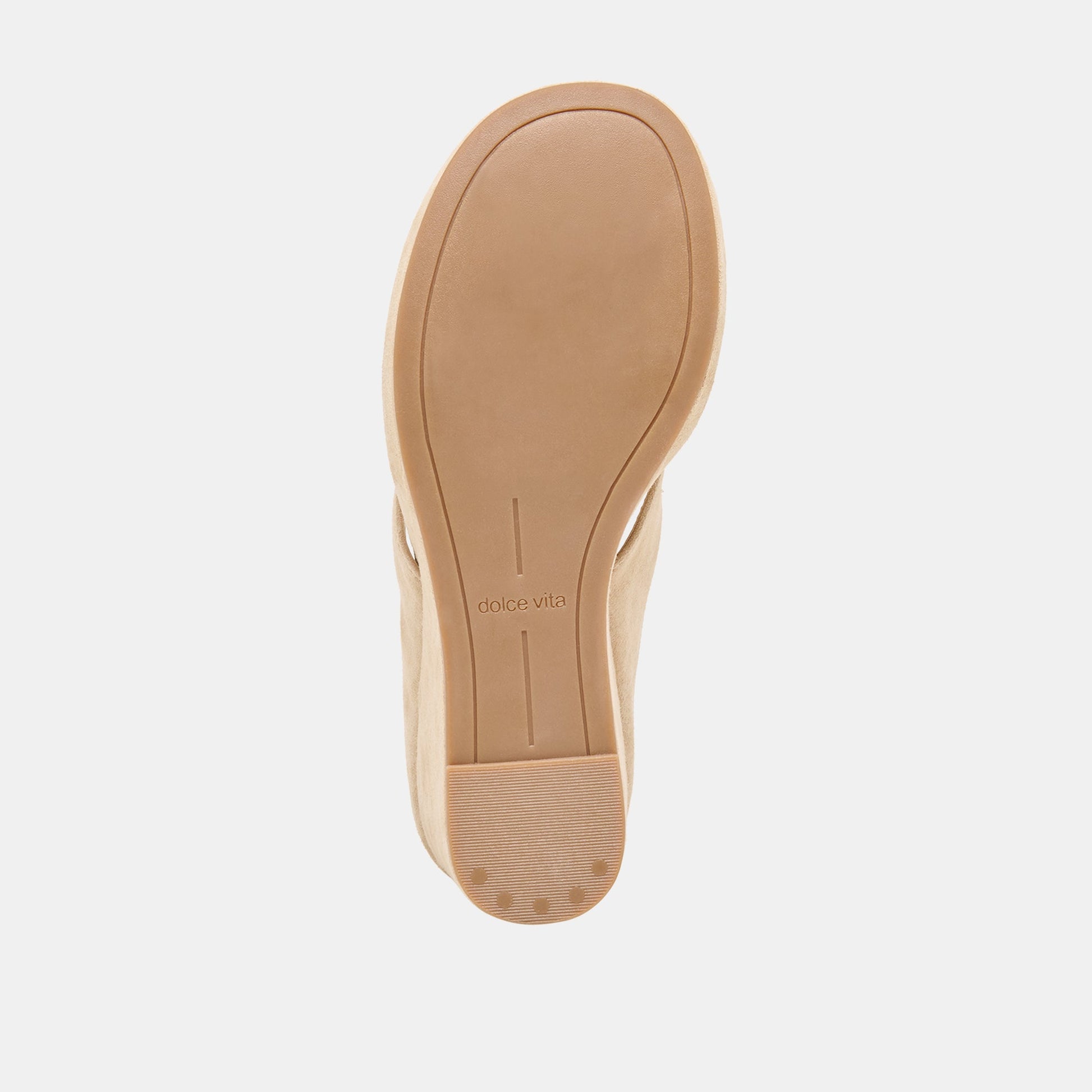 Hinna Camel Suede Wedges