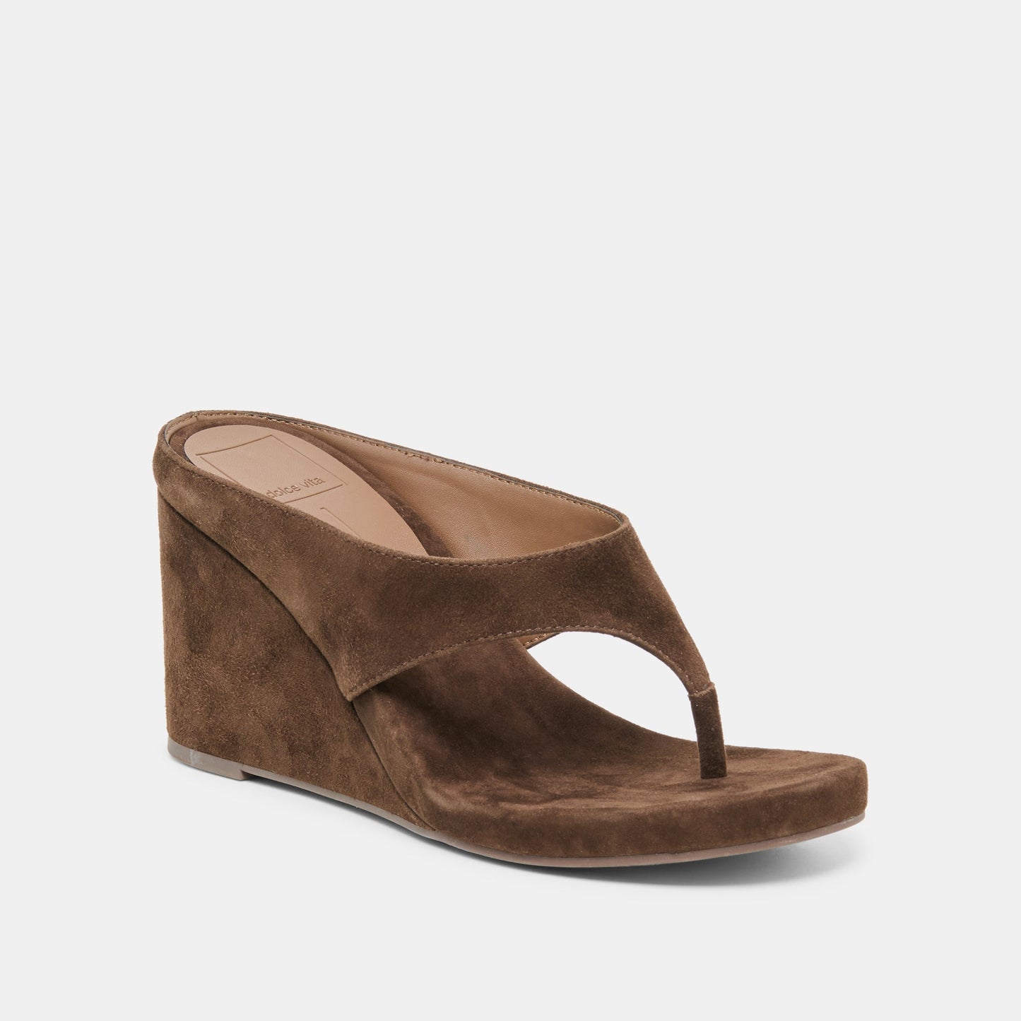 Hinna Dk Brown Suede Wedges