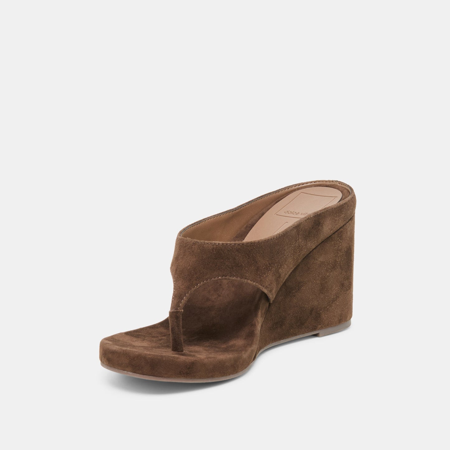 Hinna Dk Brown Suede Wedges