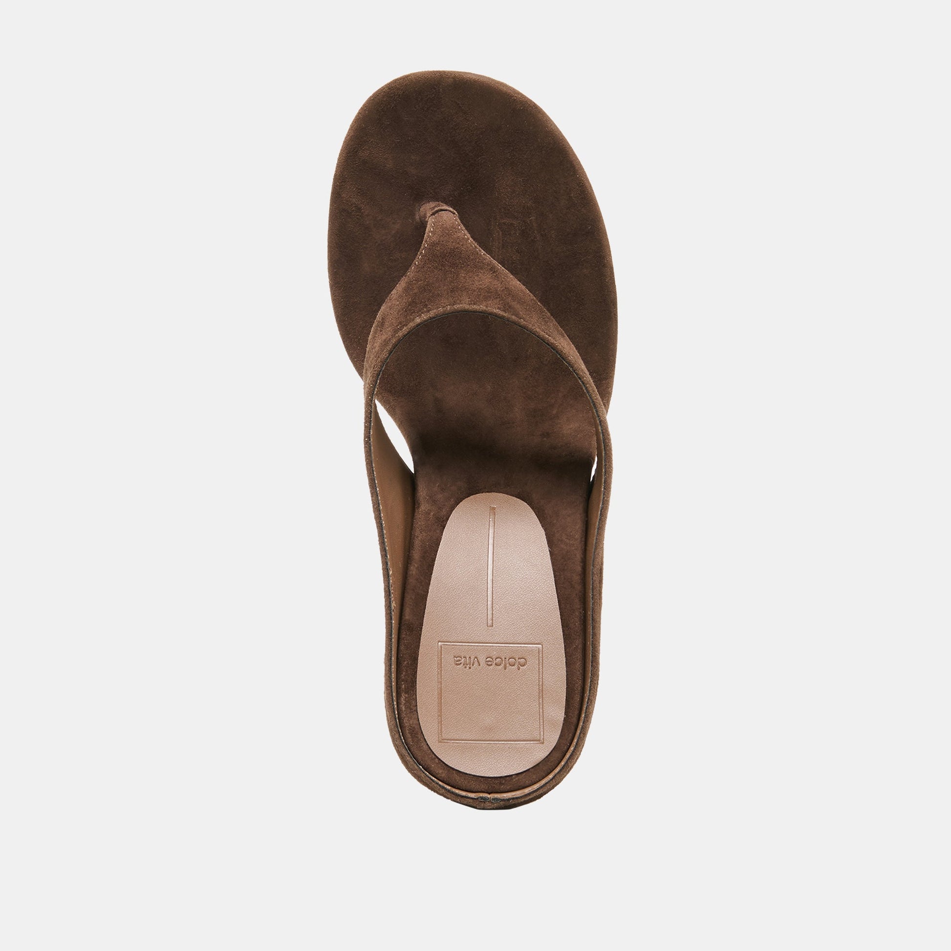 Hinna Dk Brown Suede Wedges