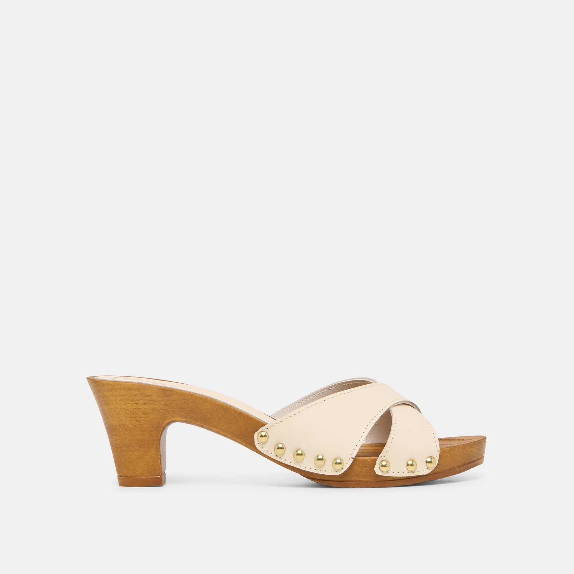 Averie Bone Leather Heels