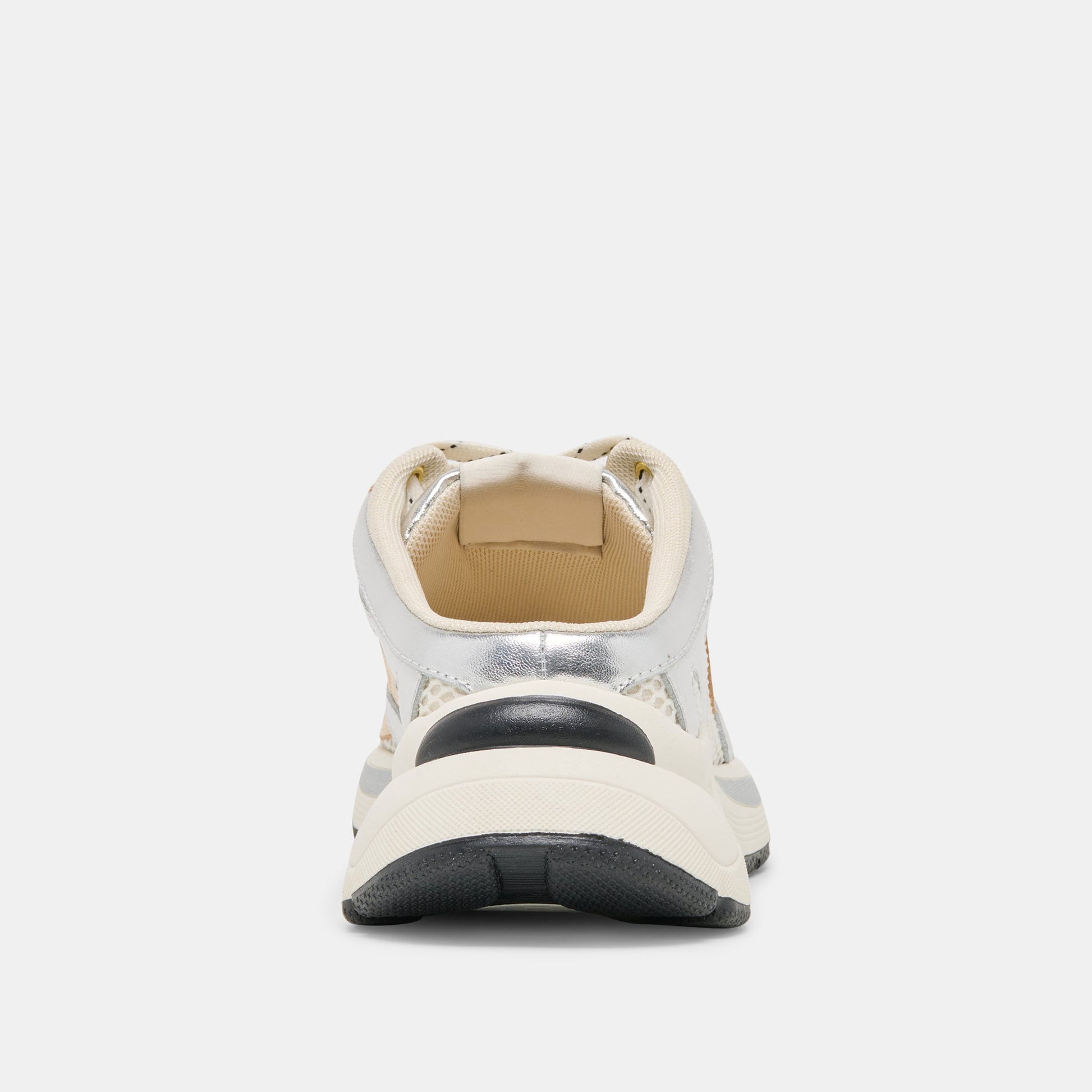 SWAYZY Metallic Multi Leather Platform Slip-on Sneakers