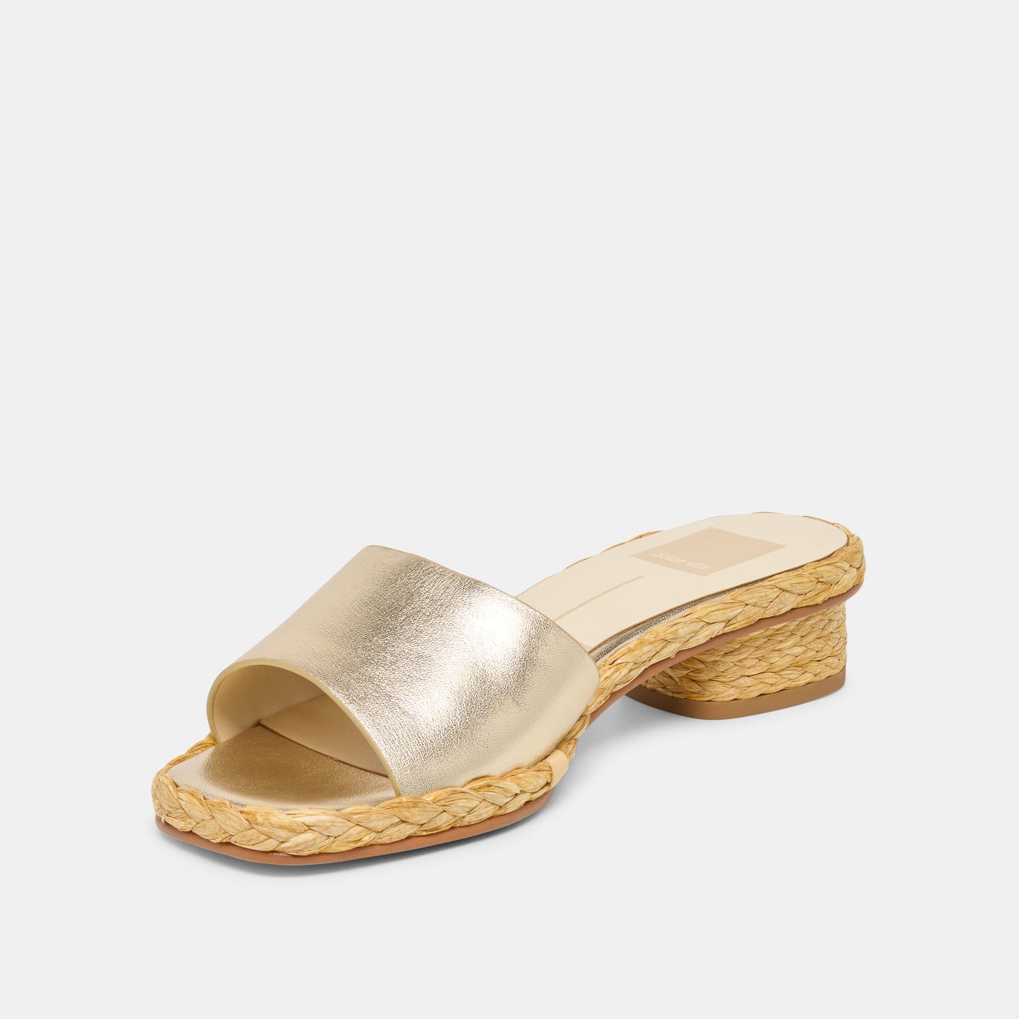 Dixi Wide Platinum Leather Sandals