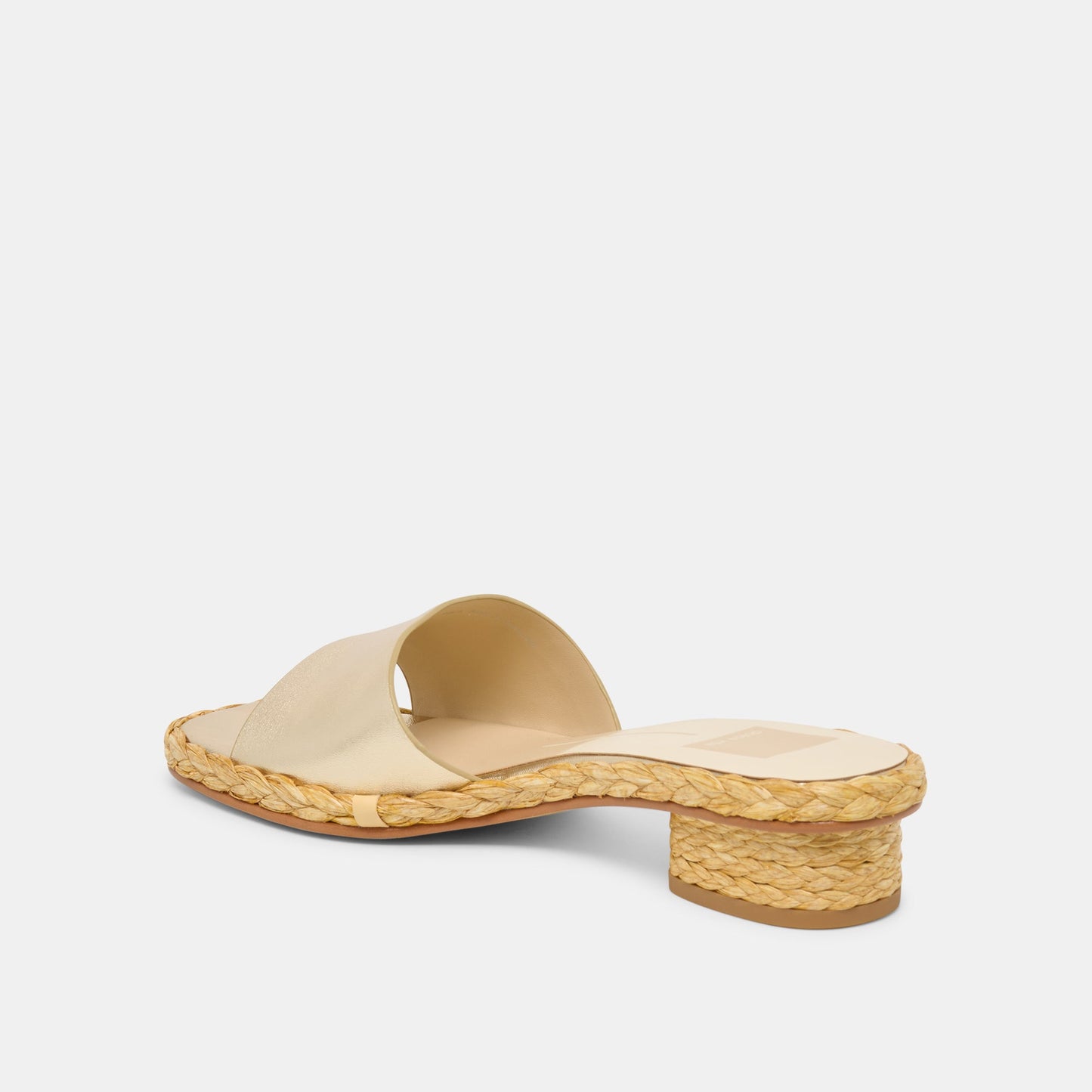 Dixi Wide Platinum Leather Sandals